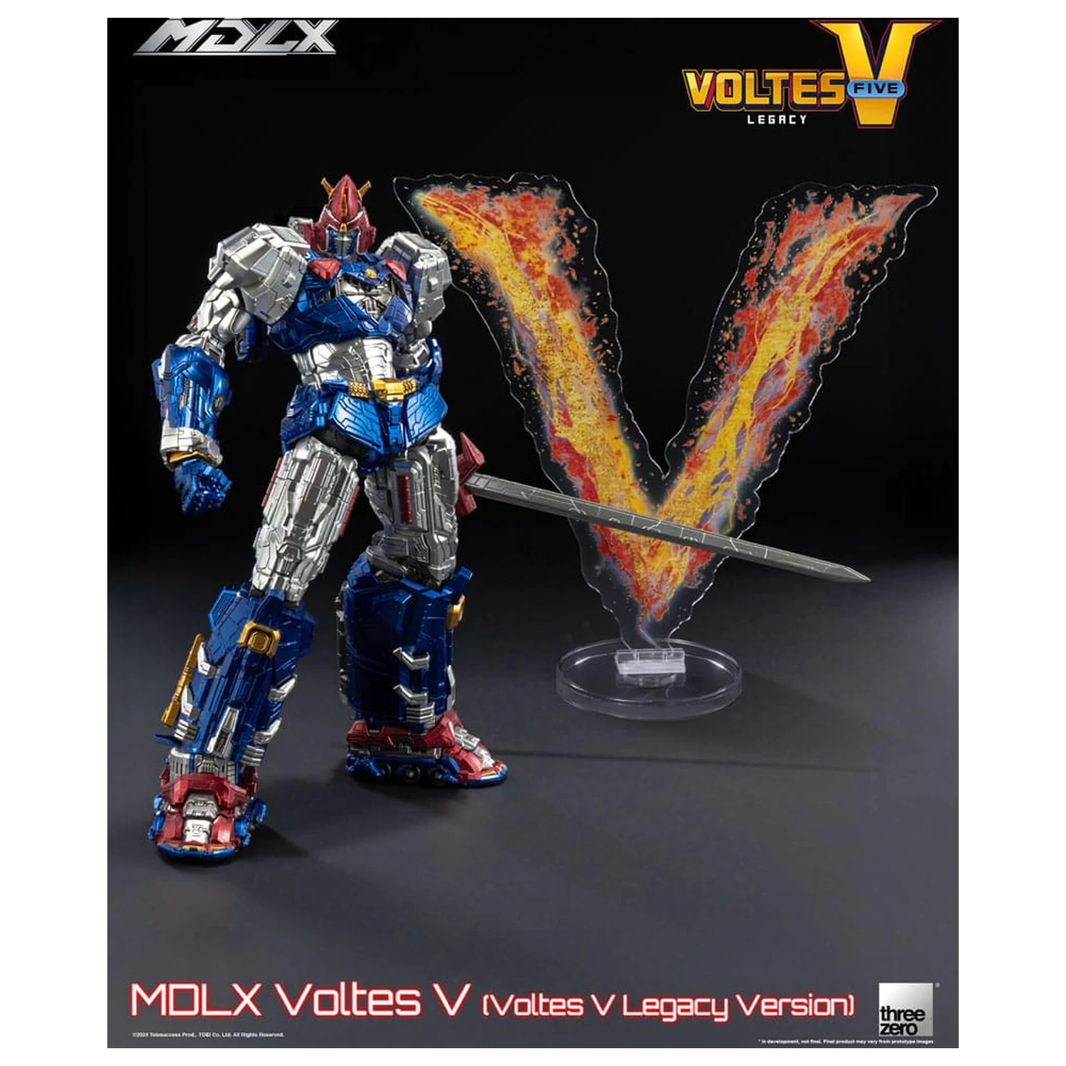 Akčná figúrka Voltes V MDLX Cliffjumper (Verzia Voltes V Legacy) 15 cm produktová fotografia