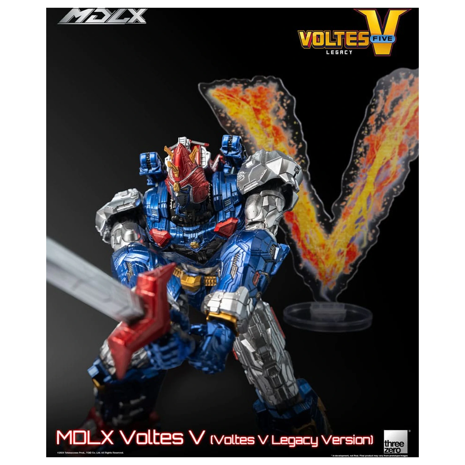 Akčná figúrka Voltes V MDLX Cliffjumper (Verzia Voltes V Legacy) 15 cm produktová fotografia