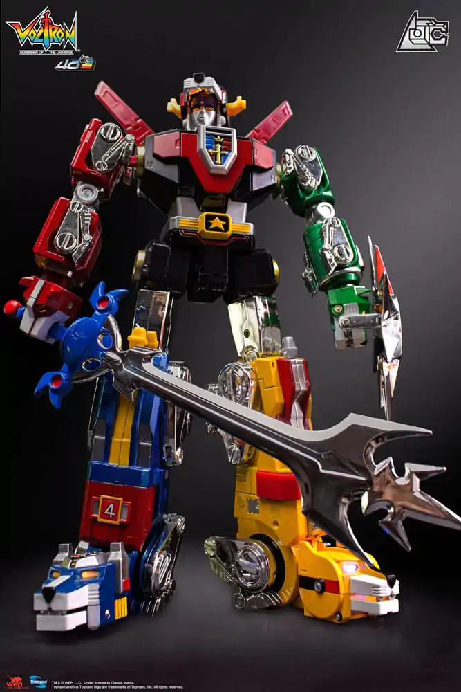 Voltron akčná figúrka ajándékcsomag 40. évfordulós gyűjtői kiadás 27 cm termékfotó