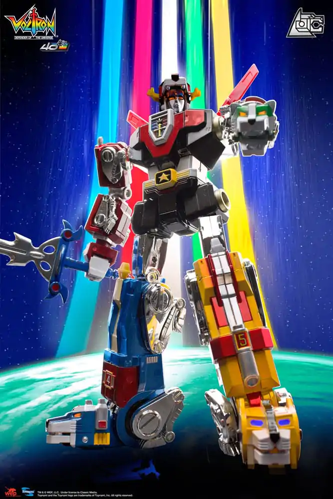 Voltron akčná figúrka ajándékcsomag 40. évfordulós gyűjtői kiadás 27 cm termékfotó