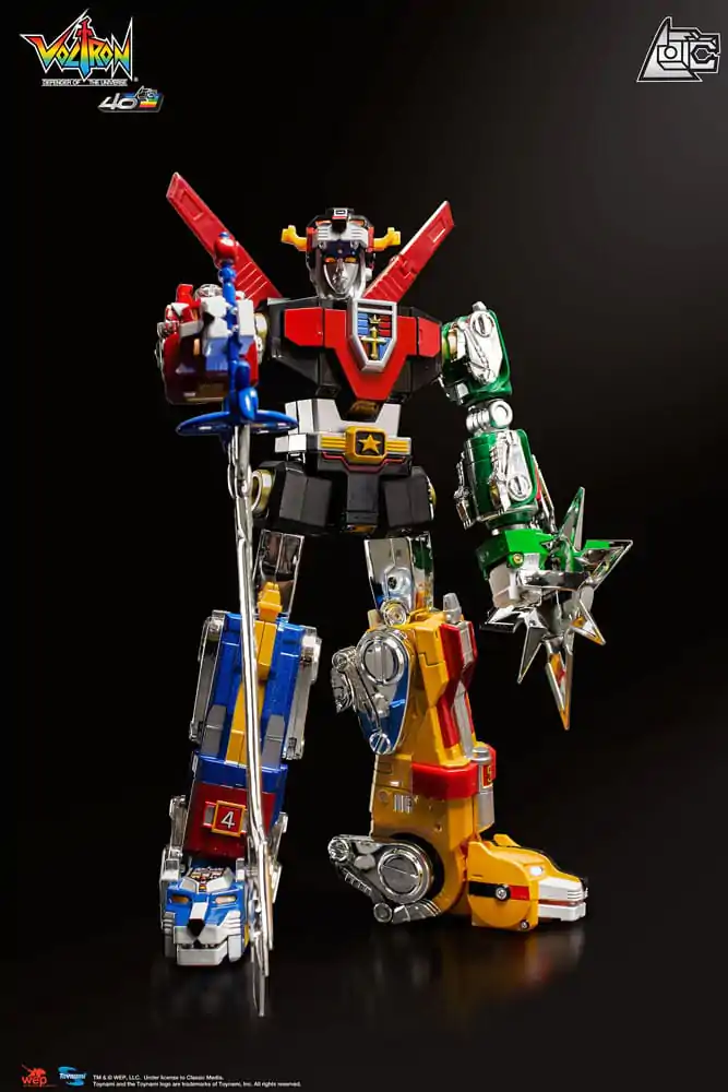 Voltron akčná figúrka ajándékcsomag 40. évfordulós gyűjtői kiadás 27 cm termékfotó