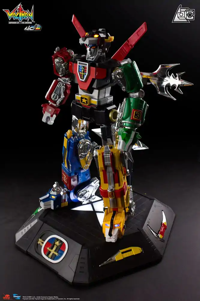 Voltron akčná figúrka ajándékcsomag 40. évfordulós gyűjtői kiadás 27 cm termékfotó