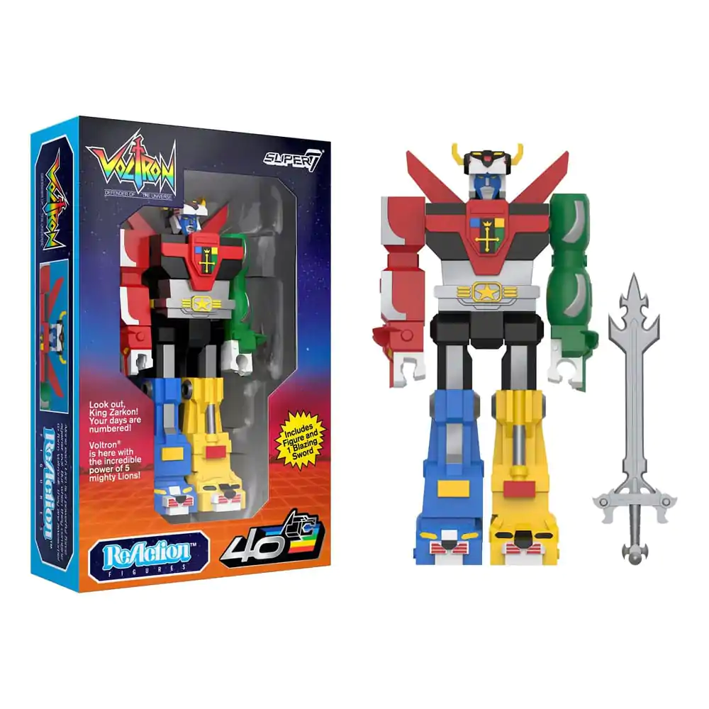 Voltron ReAction akčná figúrka Voltron Vintage Package 10 cm produktová fotografia