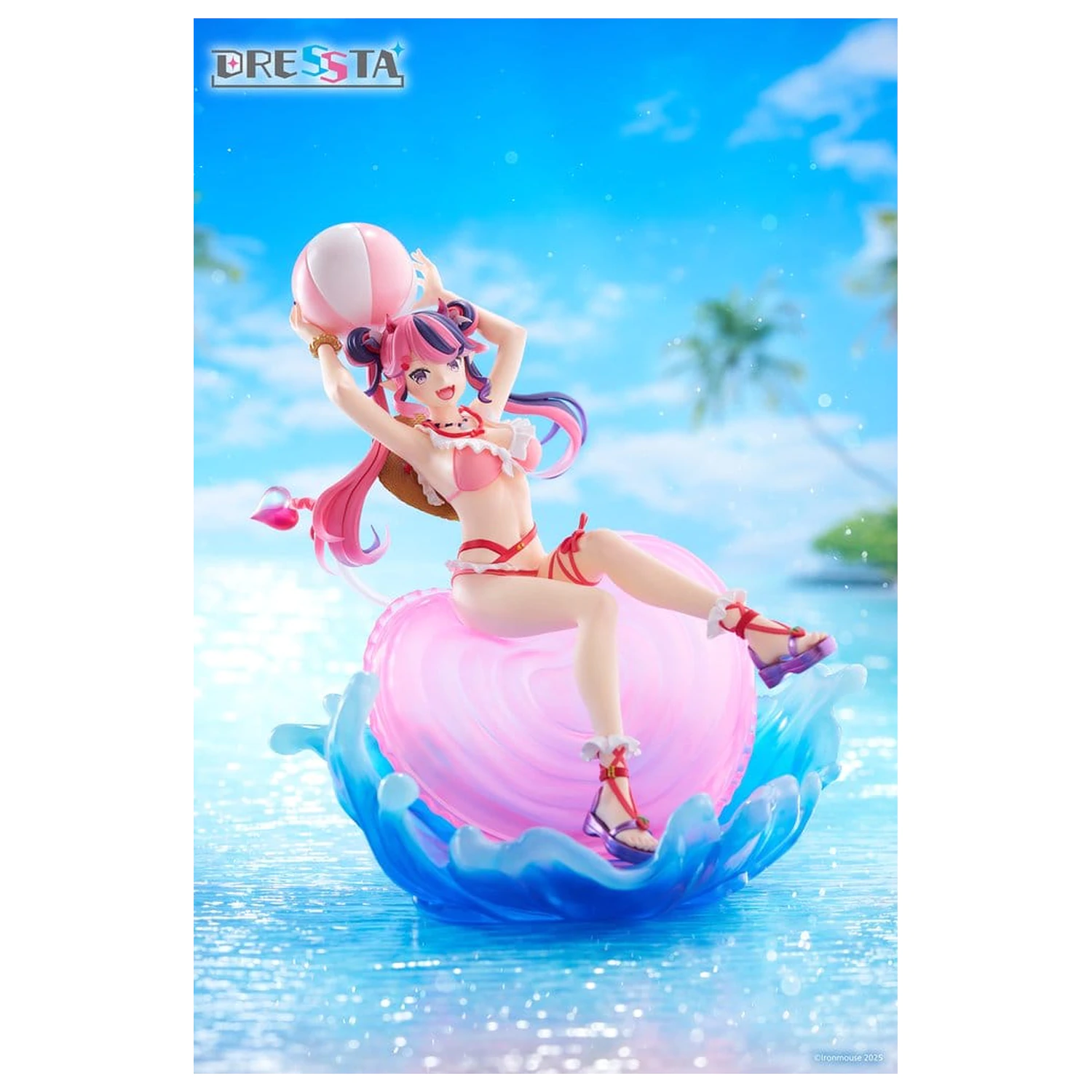 VTuber Dressta PVC socha Ironmouse 20 cm produktová fotografia