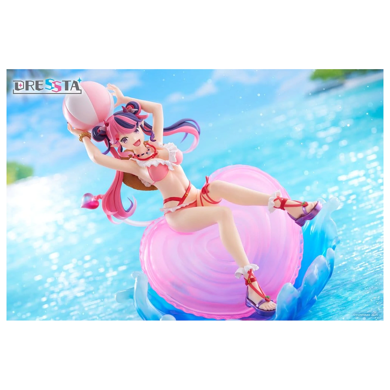 VTuber Dressta PVC socha Ironmouse 20 cm produktová fotografia