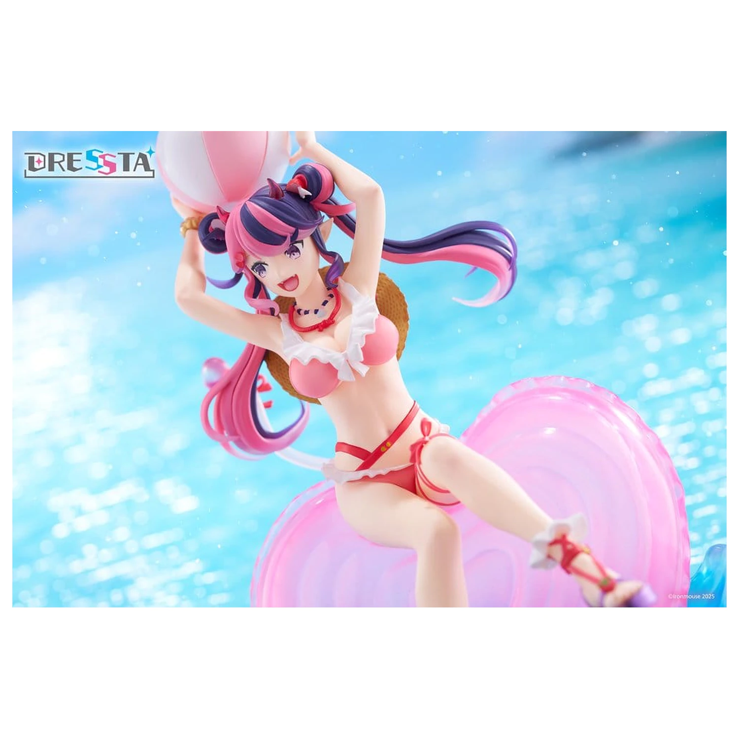 VTuber Dressta PVC socha Ironmouse 20 cm produktová fotografia