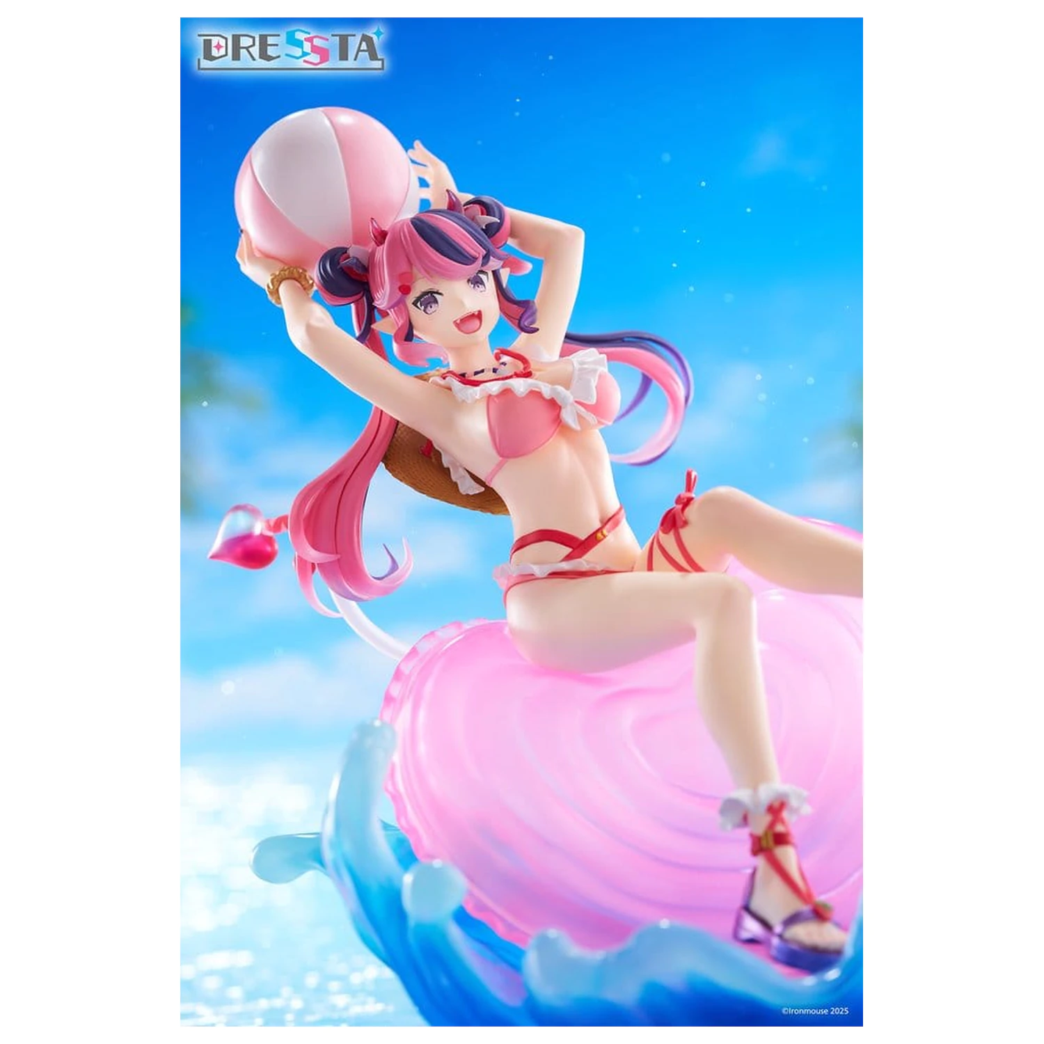 VTuber Dressta PVC socha Ironmouse 20 cm produktová fotografia