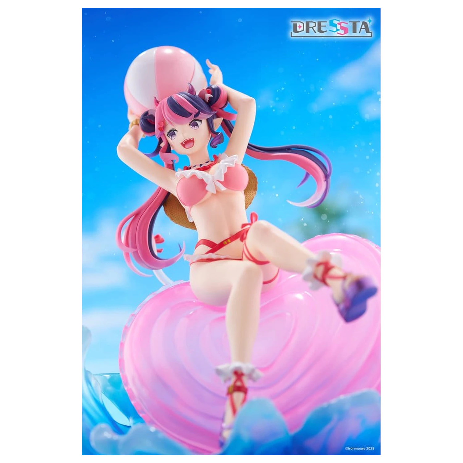 VTuber Dressta PVC socha Ironmouse 20 cm produktová fotografia