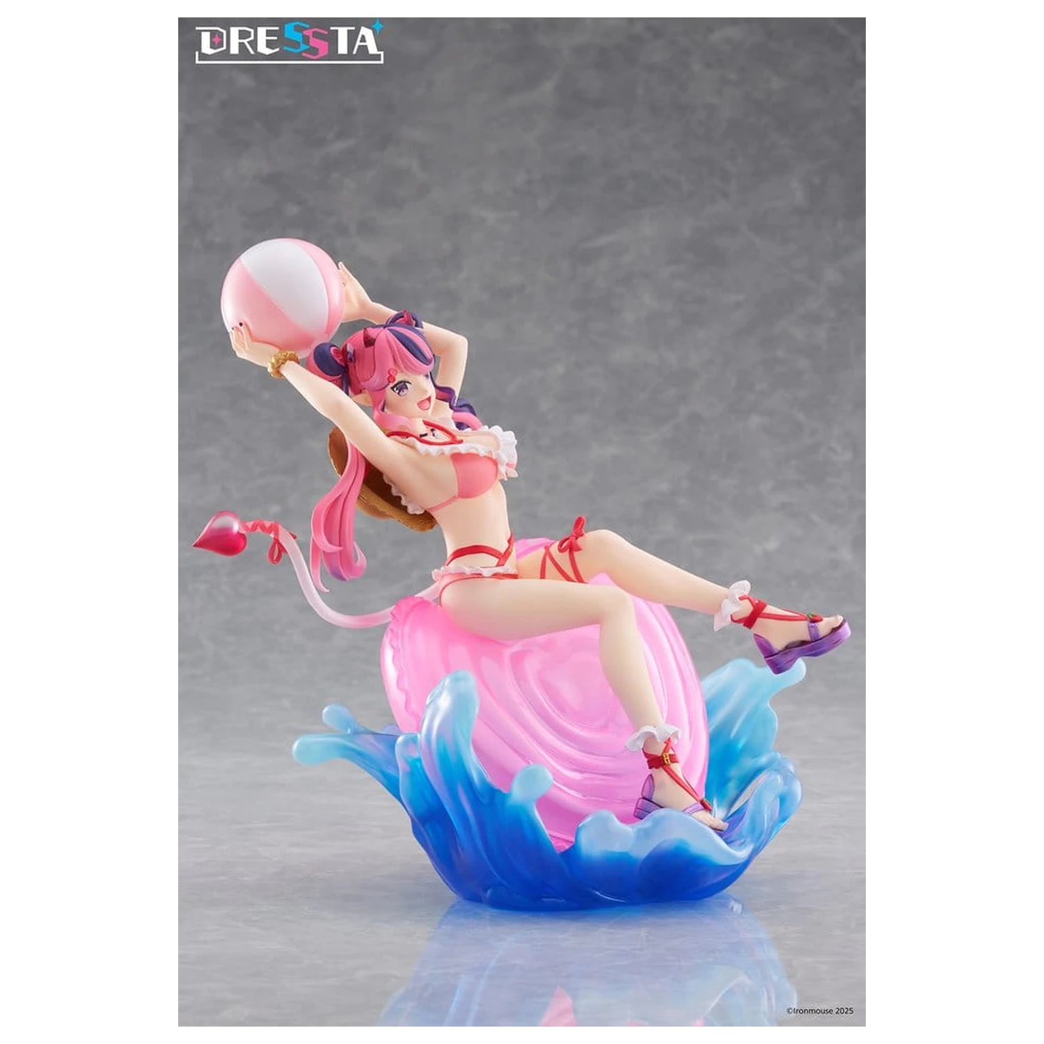 VTuber Dressta PVC socha Ironmouse 20 cm produktová fotografia