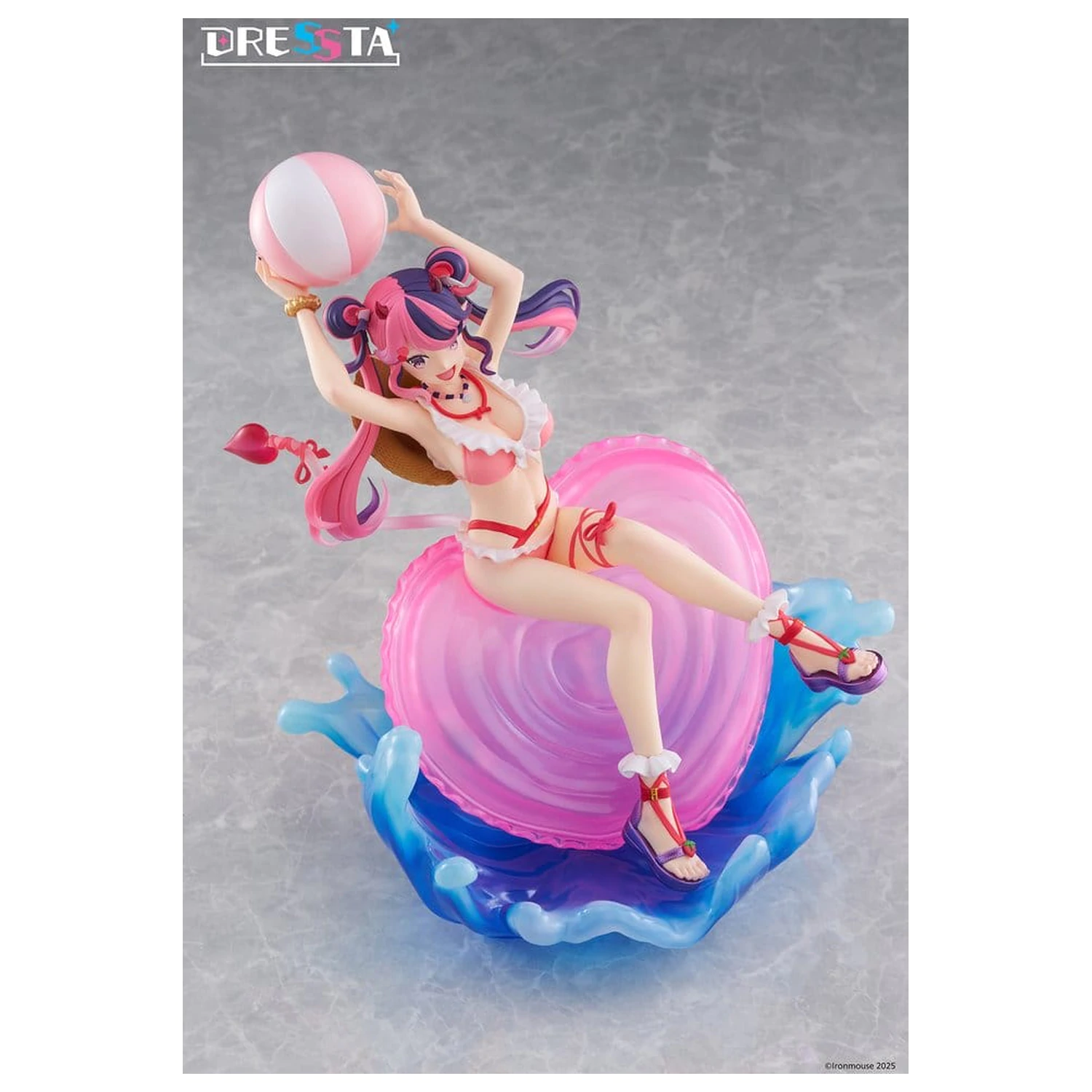 VTuber Dressta PVC socha Ironmouse 20 cm produktová fotografia