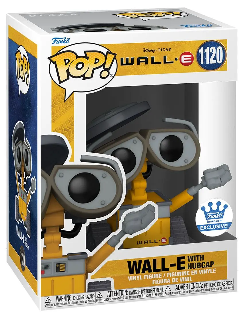 Wall-E POP! Movies Vinylová figúrka Wall-E with Hubcap Exclusive 9 cm produktová fotografia