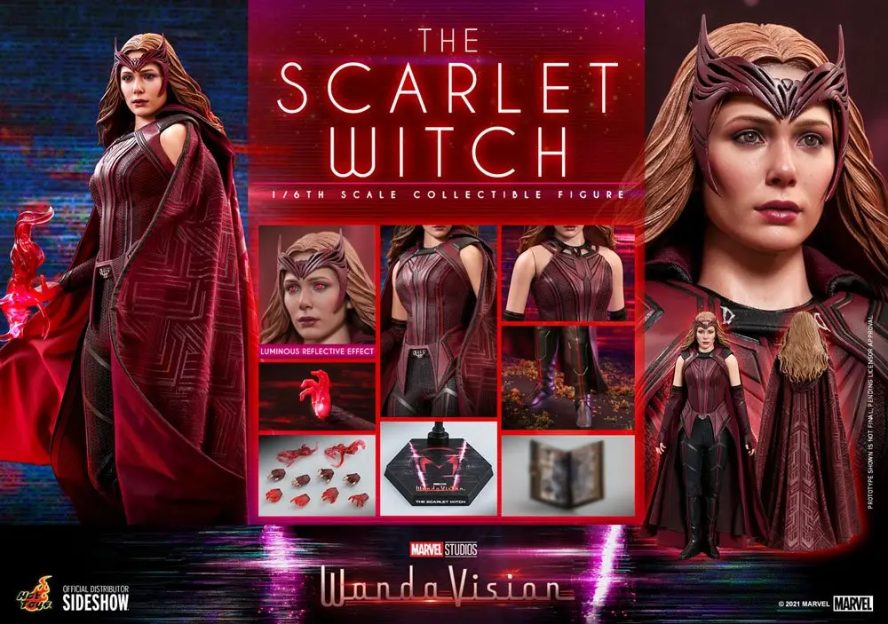 WandaVision Action Figure 1/6 The Scarlet Witch 28 cm termékfotó