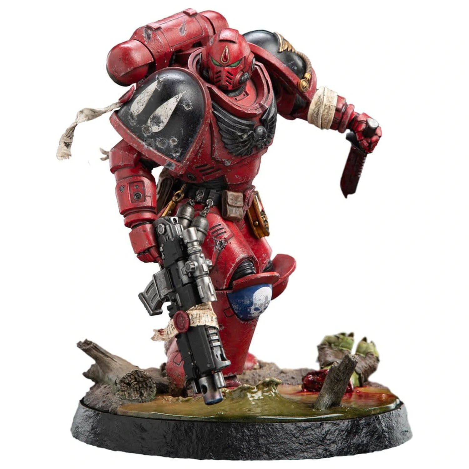 Warhammer 40,000 socha 1/10 Blood Angels Intercessor Sergeant 27 cm produktová fotografia