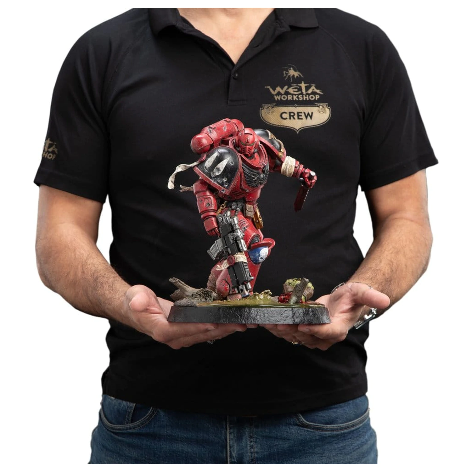 Warhammer 40,000 socha 1/10 Blood Angels Intercessor Sergeant 27 cm produktová fotografia