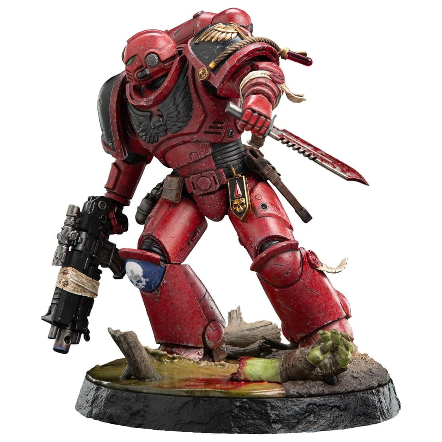 Warhammer 40,000 socha 1/10 Blood Angels Intercessor Sergeant 27 cm produktová fotografia