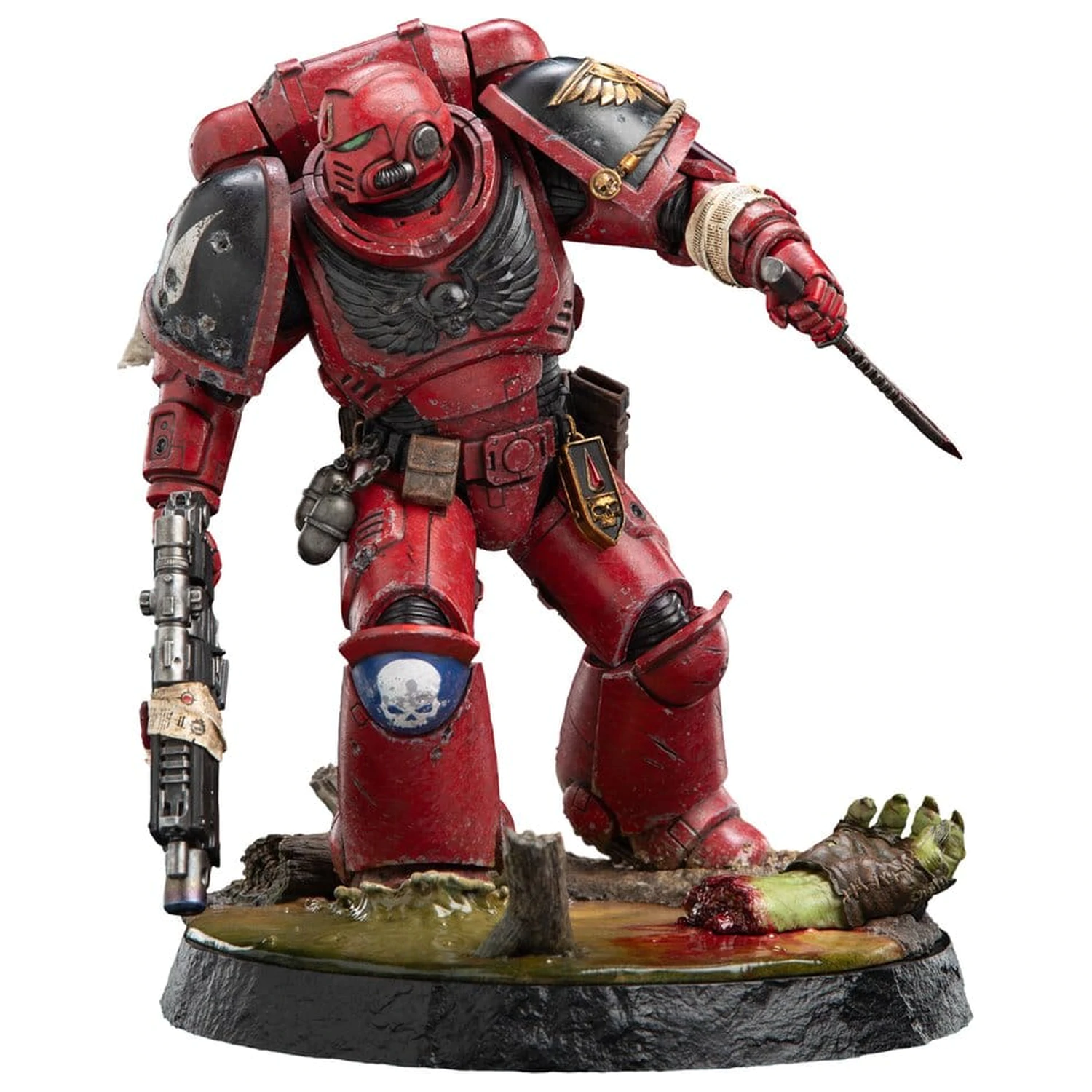 Warhammer 40,000 socha 1/10 Blood Angels Intercessor Sergeant 27 cm produktová fotografia
