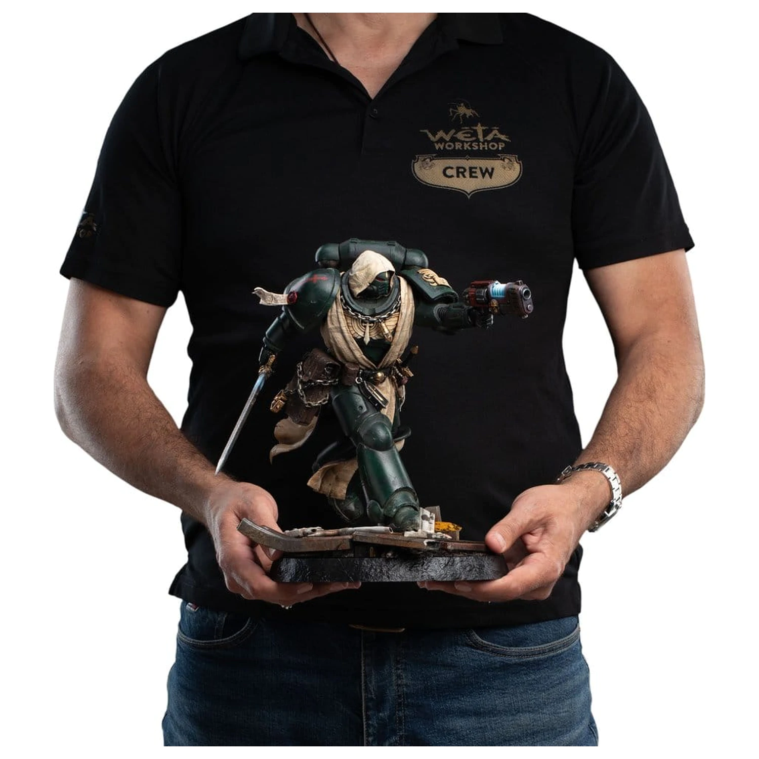 Warhammer 40,000 Socha 1/10 Dark Angels Veteran 31 cm produktová fotografia