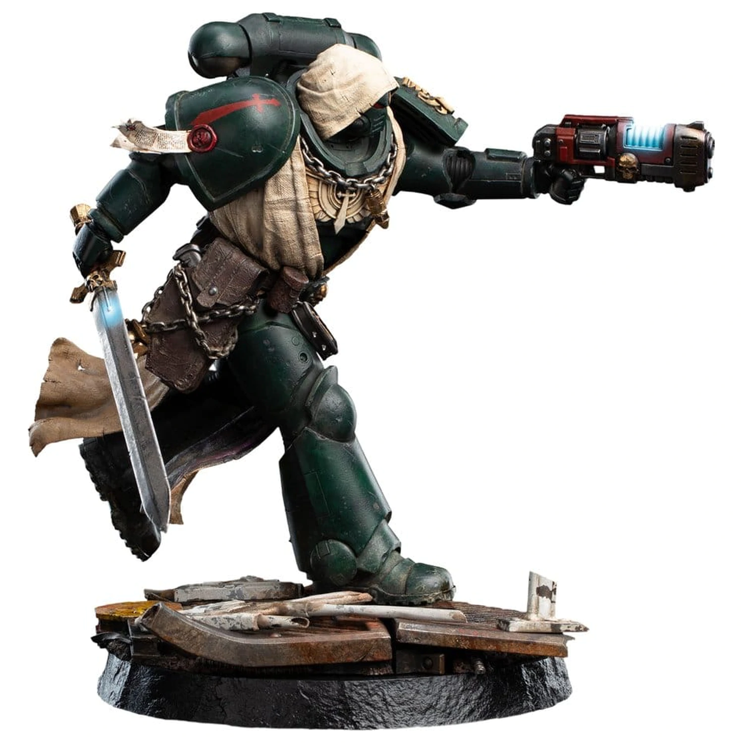 Warhammer 40,000 Socha 1/10 Dark Angels Veteran 31 cm produktová fotografia