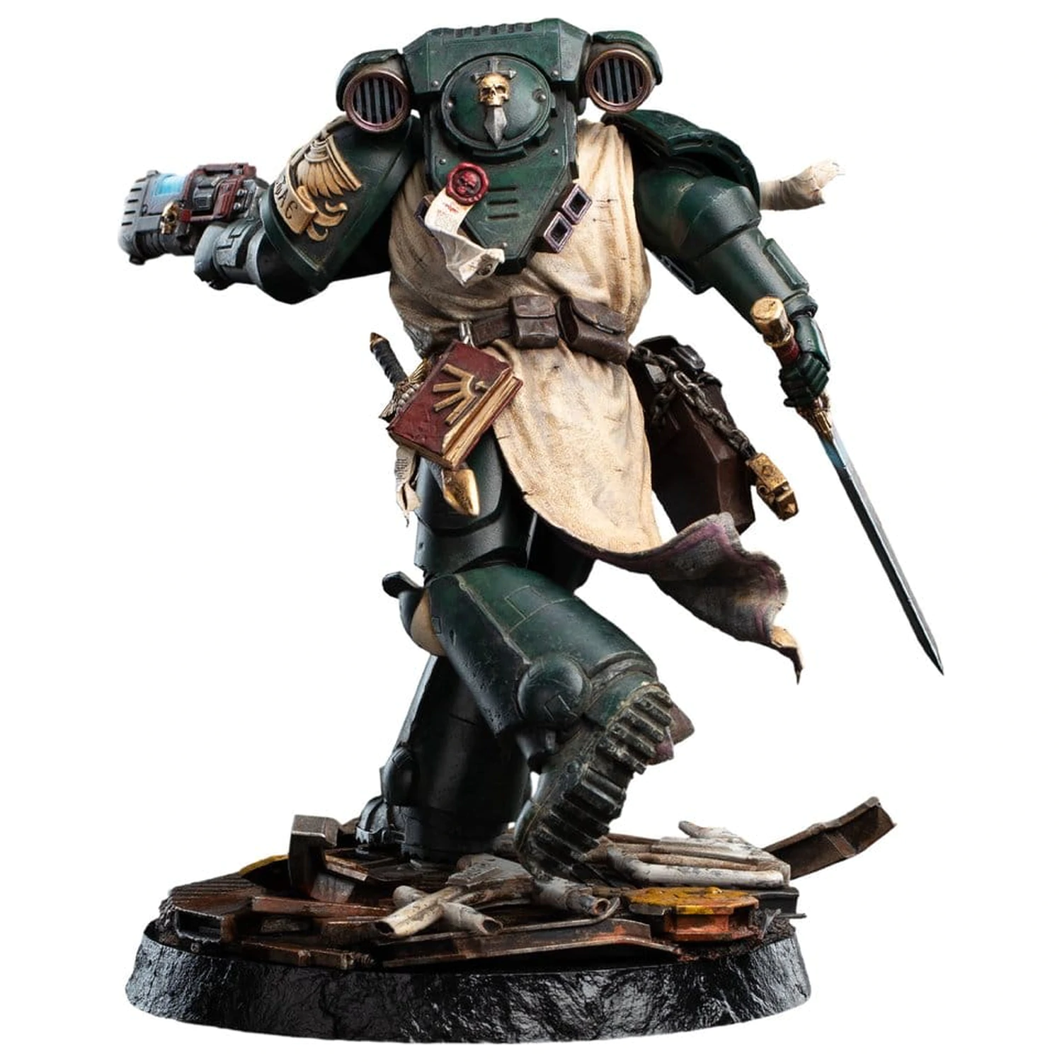 Warhammer 40,000 Socha 1/10 Dark Angels Veteran 31 cm produktová fotografia