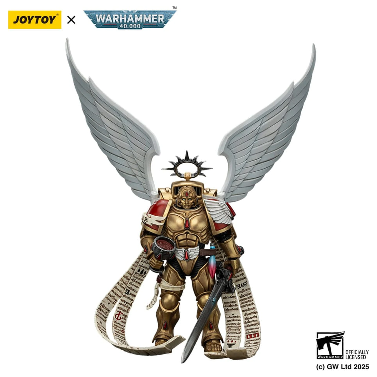 Warhammer 40,000 Akčná figúrka 1/18 Blood Angels The Sanguinor s Encarmine Broadsword 12 cm produktová fotografia