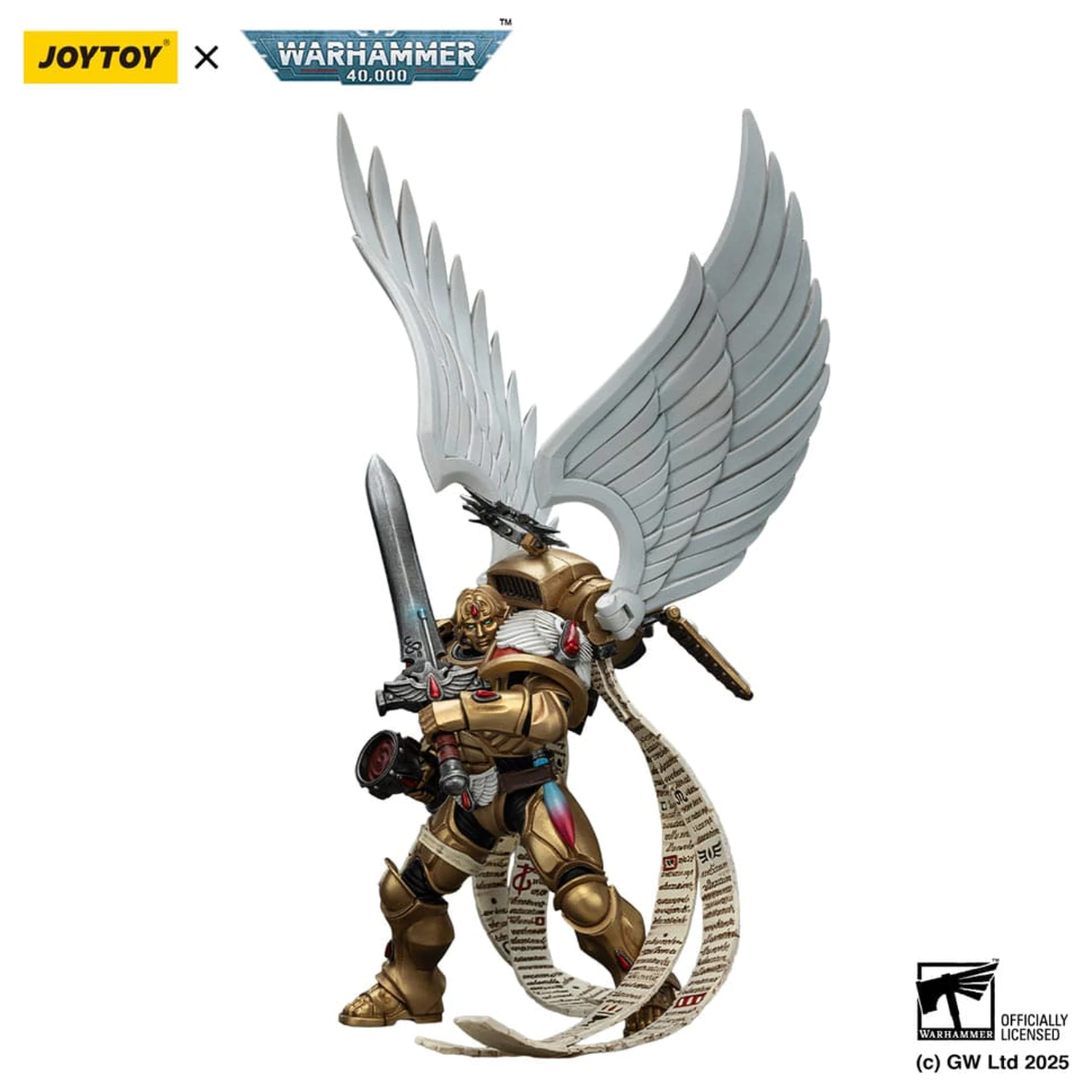 Warhammer 40,000 Akčná figúrka 1/18 Blood Angels The Sanguinor s Encarmine Broadsword 12 cm produktová fotografia