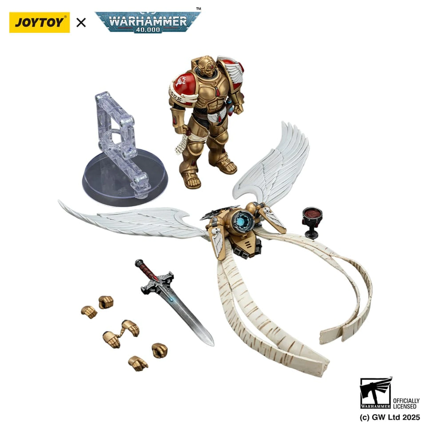 Warhammer 40,000 Akčná figúrka 1/18 Blood Angels The Sanguinor s Encarmine Broadsword 12 cm produktová fotografia