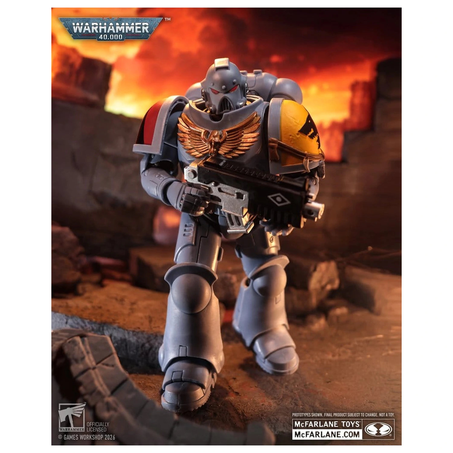 Warhammer 40,000 Akčná figúrka Grey Hunter (Space Wolves) 18 cm produktová fotografia