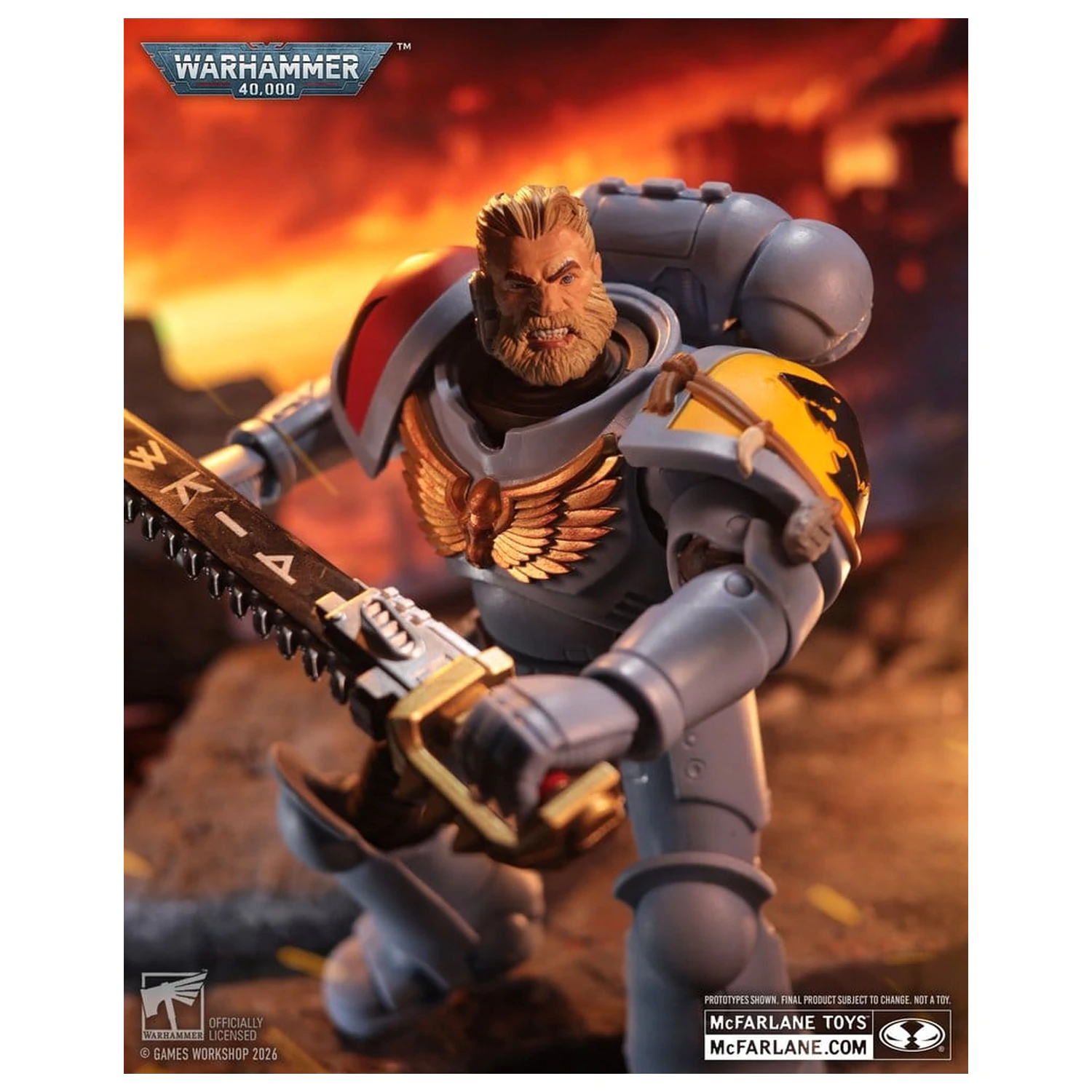 Warhammer 40,000 Akčná figúrka Grey Hunter (Space Wolves) 18 cm produktová fotografia