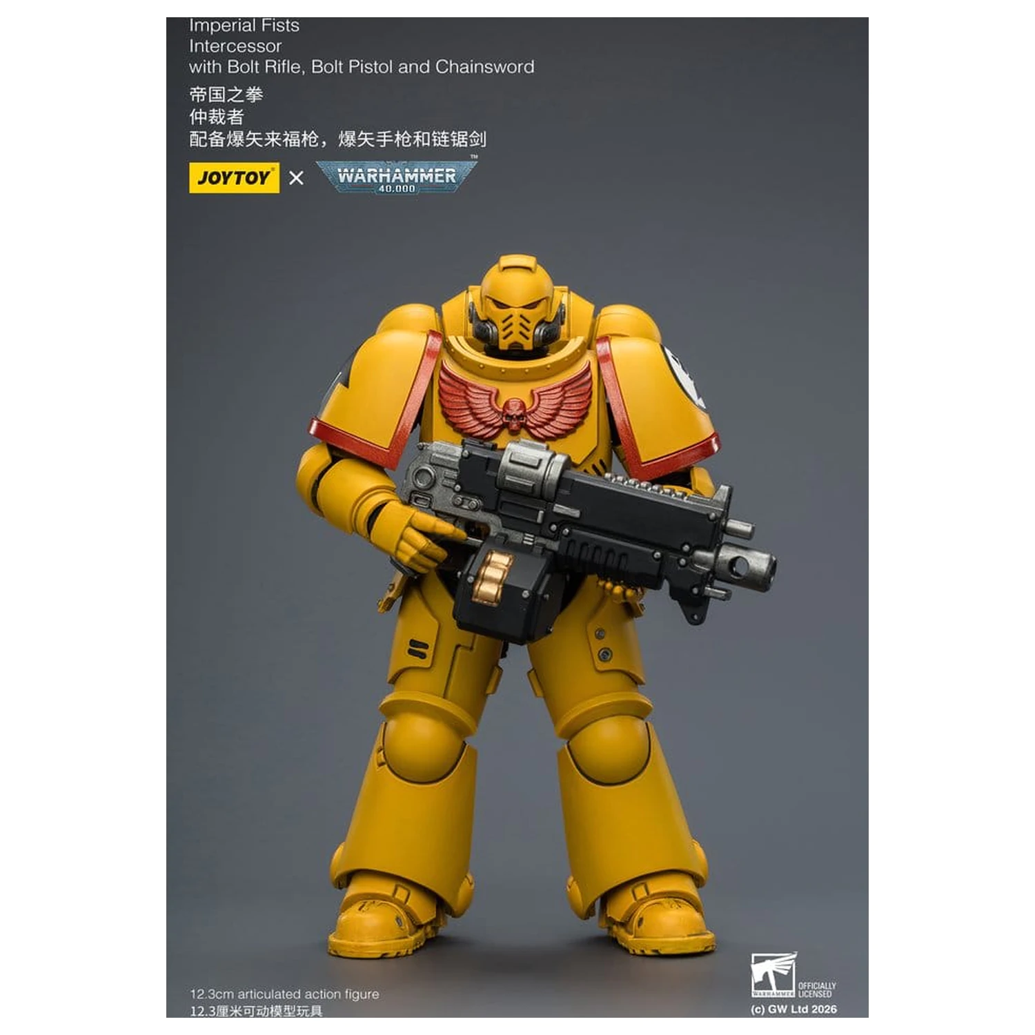 Warhammer 40,000 Akčná figúrka Imperial Fists Intercessor 12 cm produktová fotografia