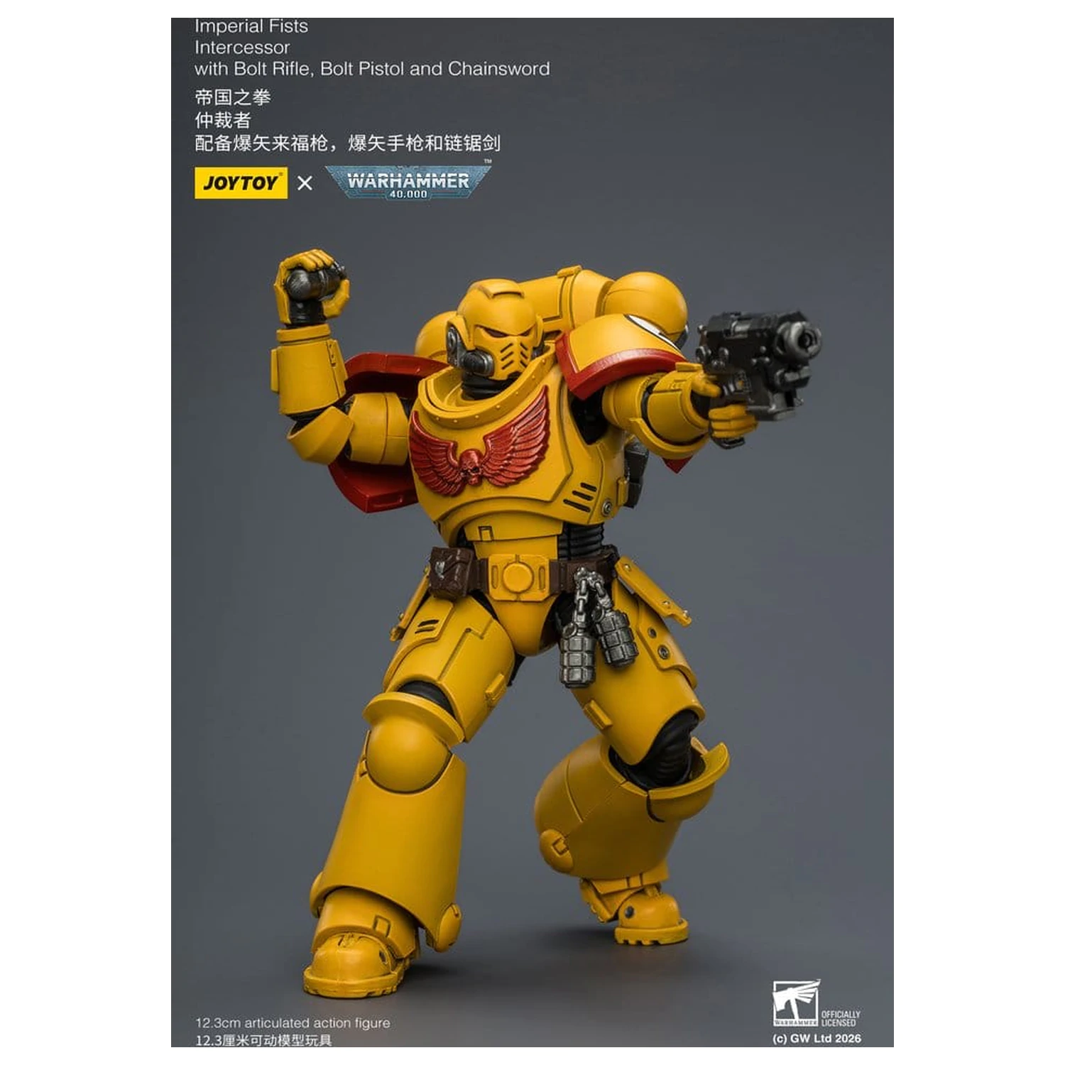 Warhammer 40,000 Akčná figúrka Imperial Fists Intercessor 12 cm produktová fotografia