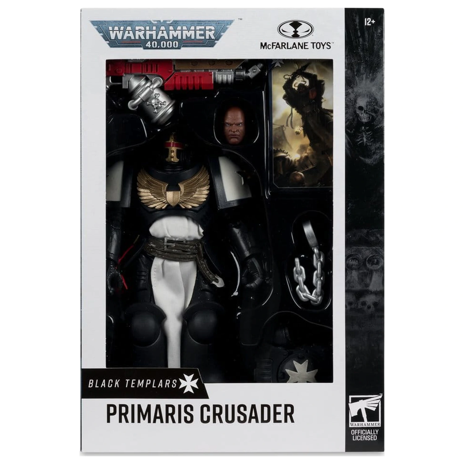 Warhammer 40,000 Akčná figúrka Primaris Crusader (Black Templars) 18 cm produktová fotografia