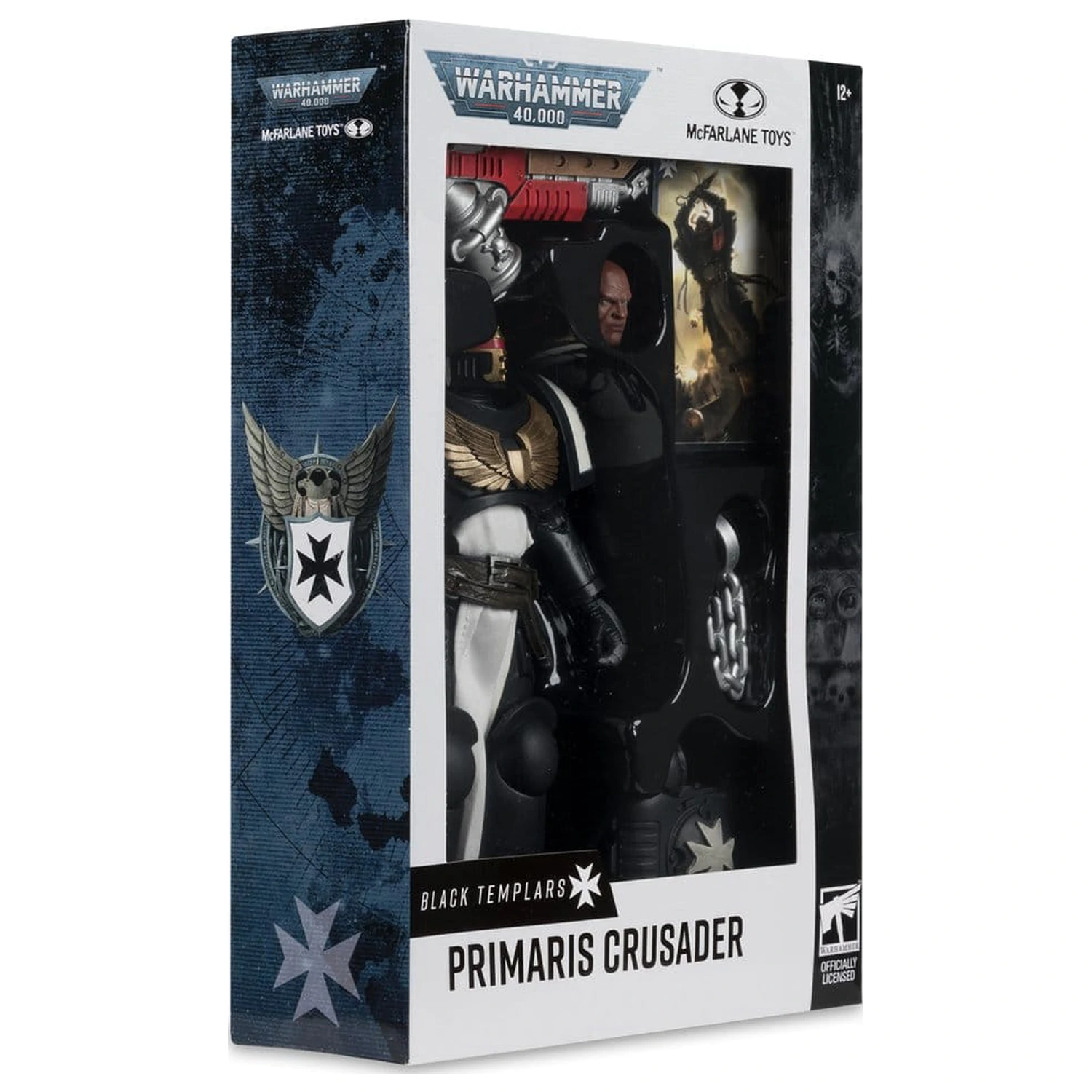 Warhammer 40,000 Akčná figúrka Primaris Crusader (Black Templars) 18 cm produktová fotografia