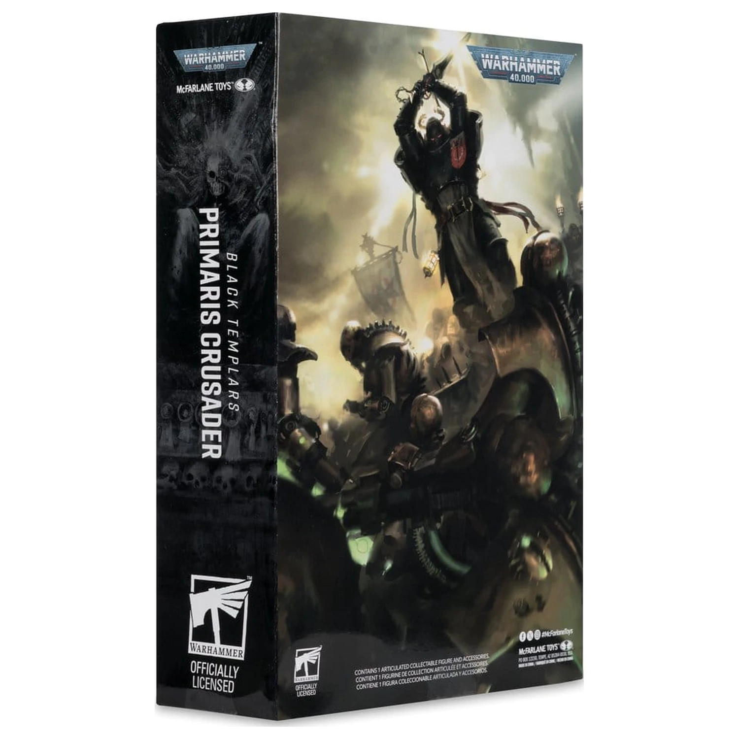 Warhammer 40,000 Akčná figúrka Primaris Crusader (Black Templars) 18 cm produktová fotografia