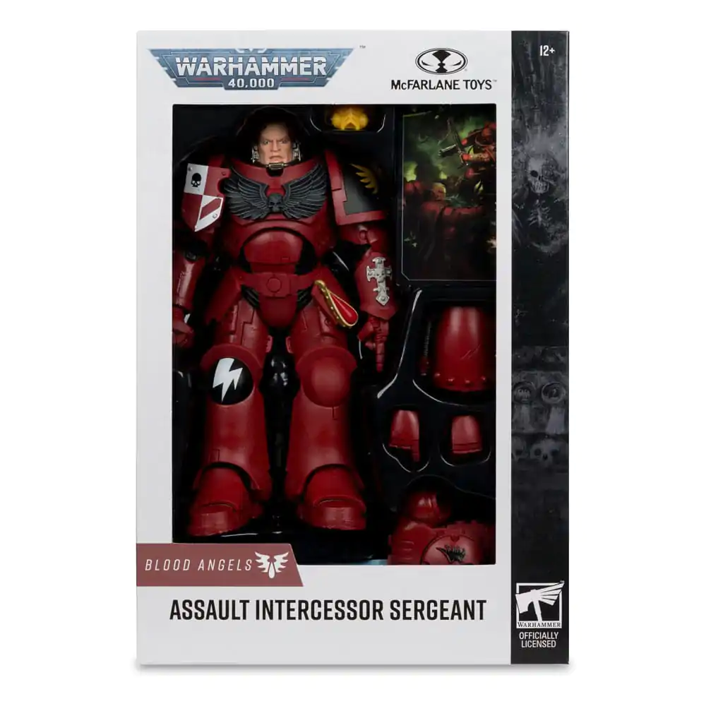 Warhammer 40,000 Akčná figúrka Assault Intercessor Sergeant (Blood Angel) 18 cm produktová fotografia