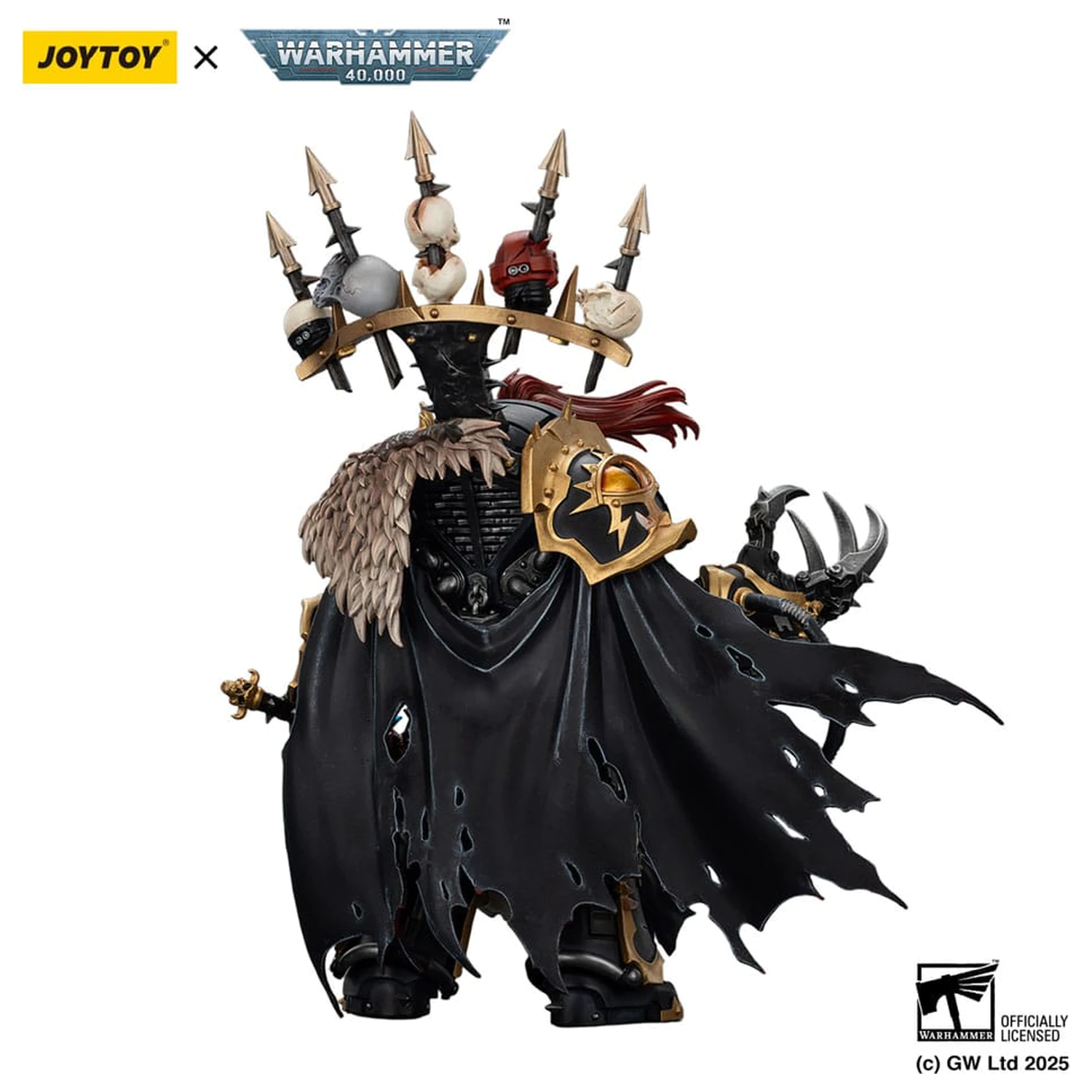 Warhammer 40,000 Akčná figúrka Black Legion Abaddon the Despoiler s Drach'nyen a The Talo 16 cm produktová fotografia