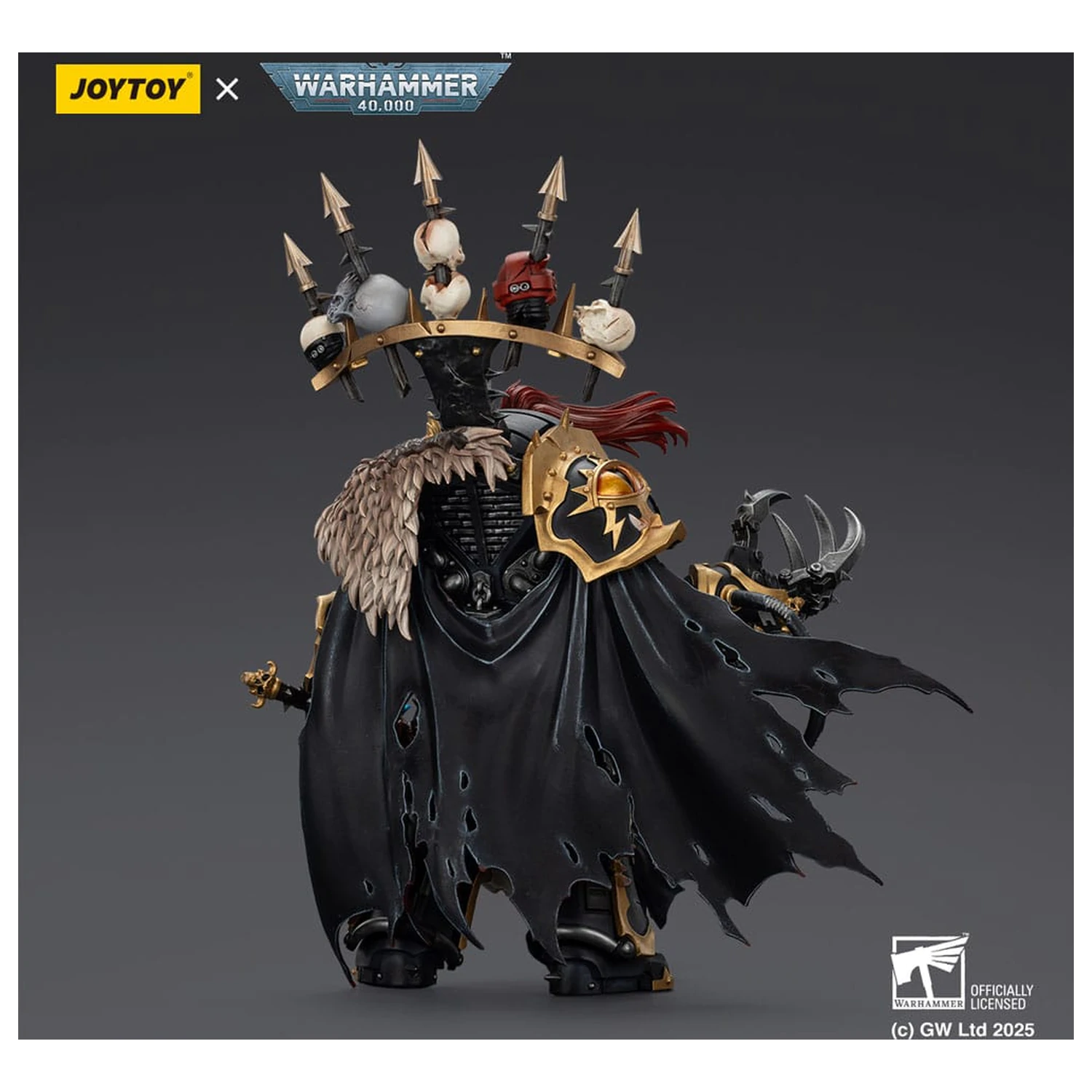 Warhammer 40,000 Akčná figúrka Black Legion Abaddon the Despoiler s Drach'nyen a The Talo 16 cm produktová fotografia