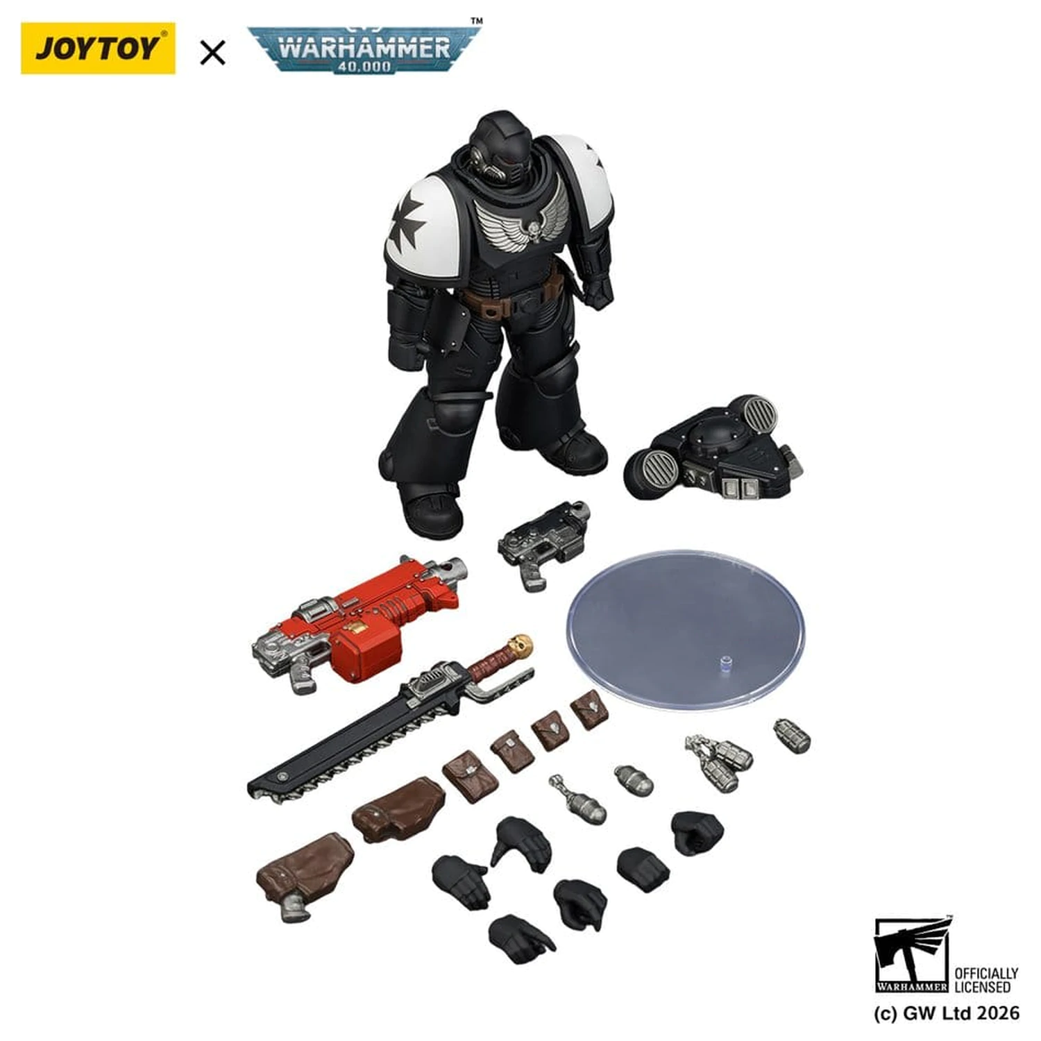 Warhammer 40,000 Akčná figúrka Black Templars Intercessor 12 cm produktová fotografia