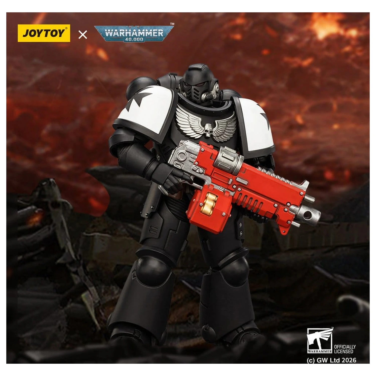 Warhammer 40,000 Akčná figúrka Black Templars Intercessor 12 cm produktová fotografia