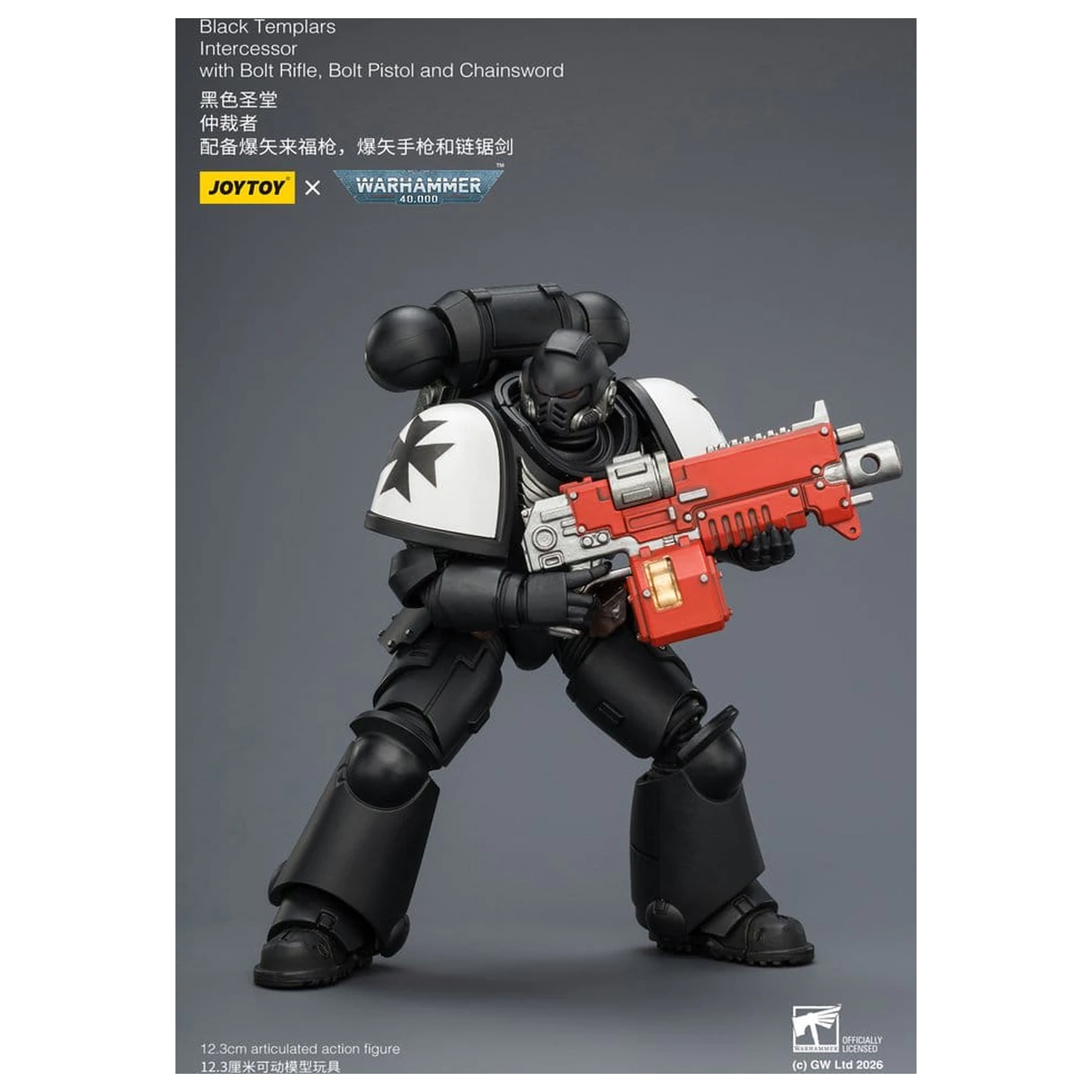 Warhammer 40,000 Akčná figúrka Black Templars Intercessor 12 cm produktová fotografia