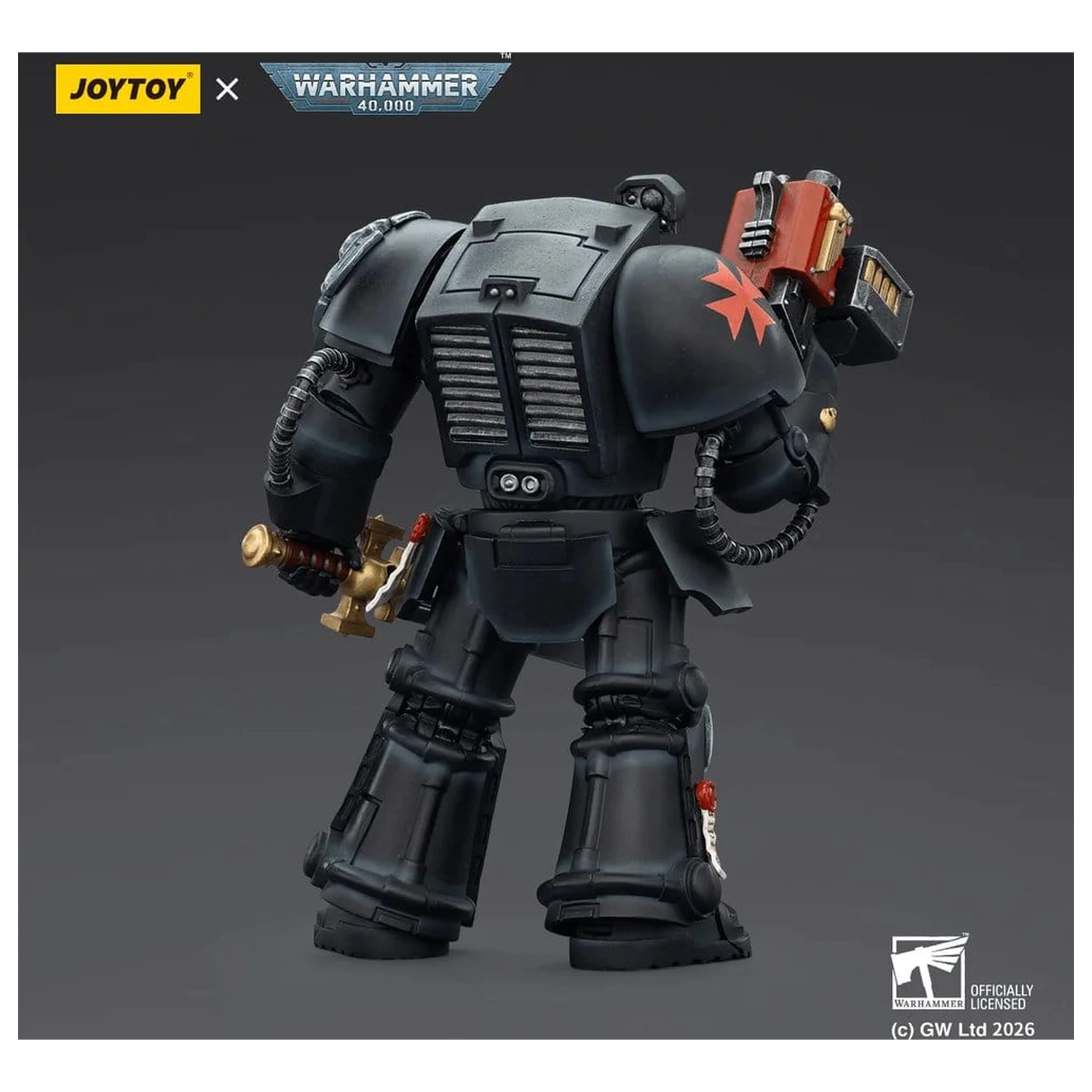 Warhammer 40,000 Action Figure Black Templars Terminator 1 s Power Sword a Storm Bolter 14 cm produktová fotografia