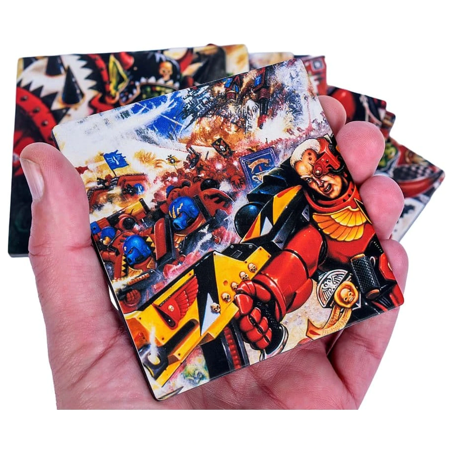 Warhammer 40,000 Súprava podložiek Blood Angels Armageddon 15 cm produktová fotografia