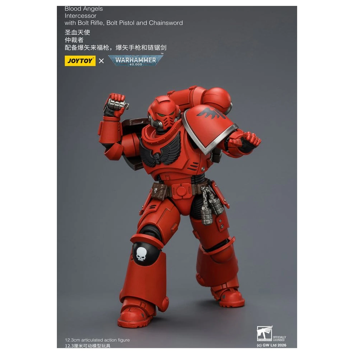 Warhammer 40,000 Akčná figúrka Blood Angels Intercessor 12 cm produktová fotografia