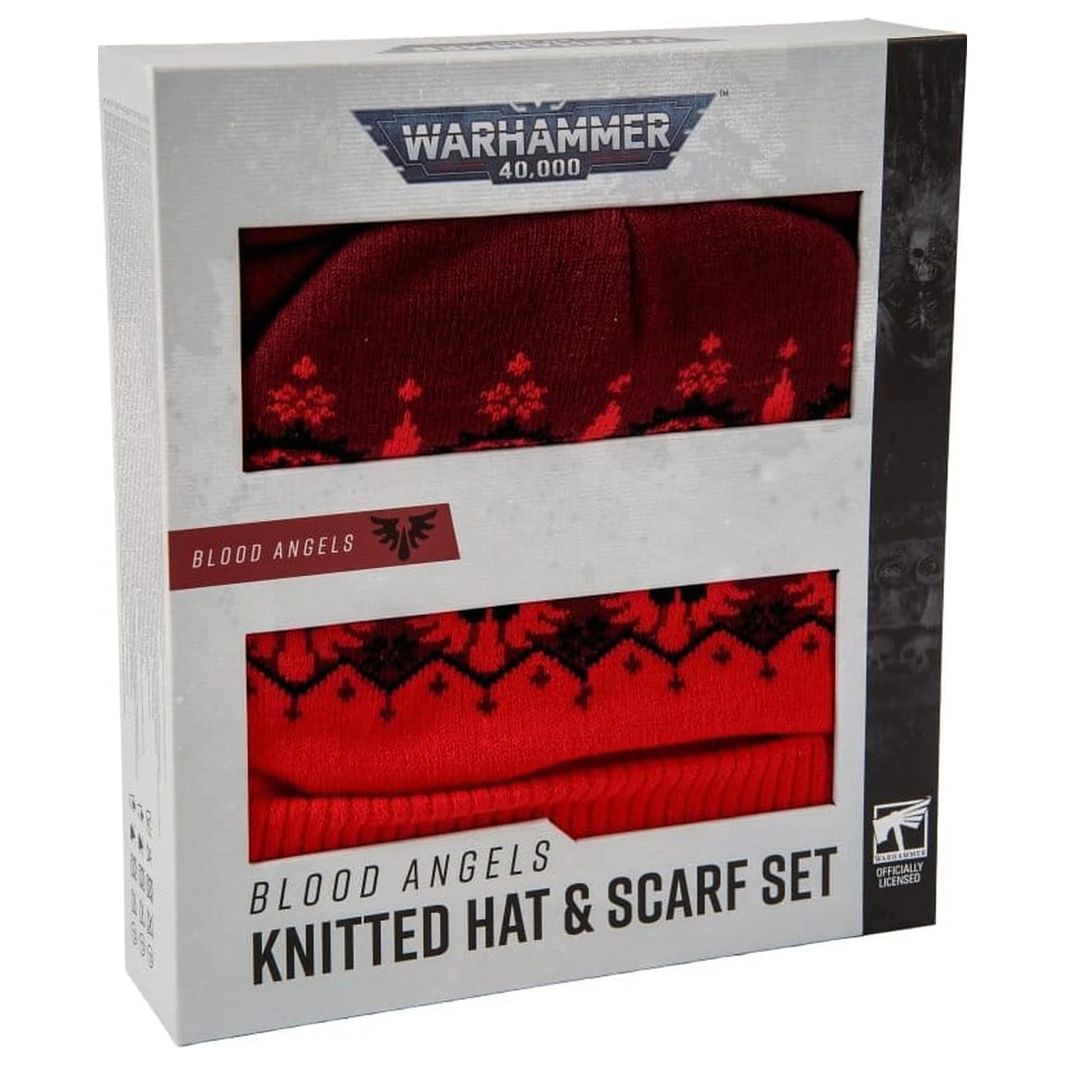 Warhammer 40,000 Pletená čiapka a šál set Blood Angels 27 cm produktová fotografia