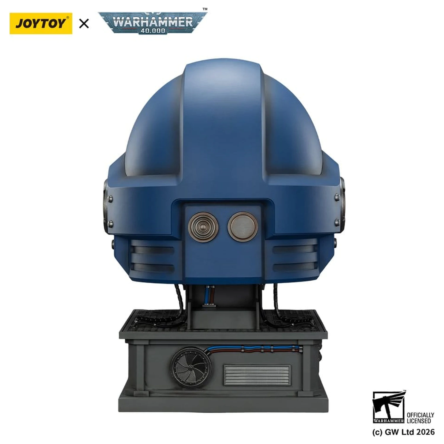Warhammer 40,000 Captain MkX Helmet a stojan na displej Ultramarines 44 cm produktová fotografia