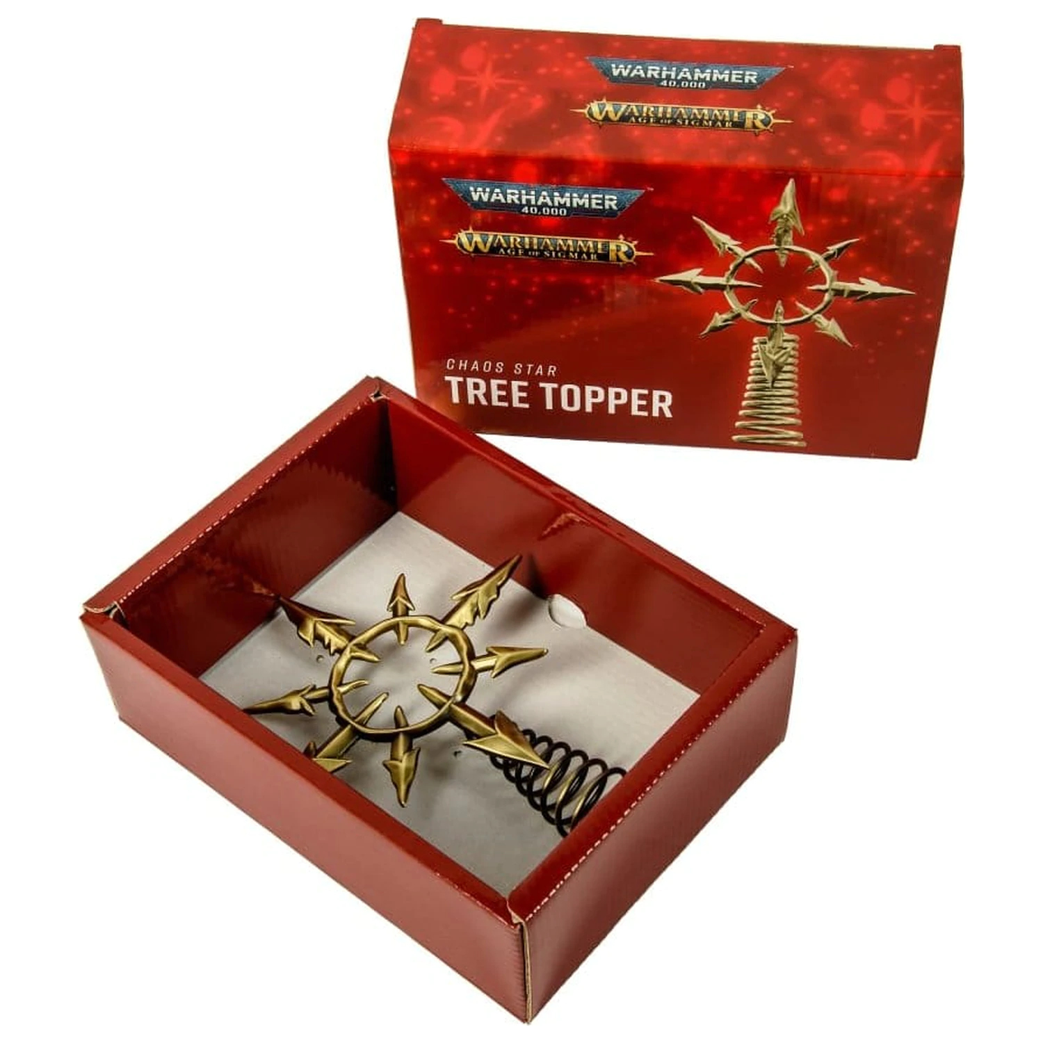 Warhammer 40,000 Ozdoba na vrch stromčeka Chaos Star 22 cm produktová fotografia