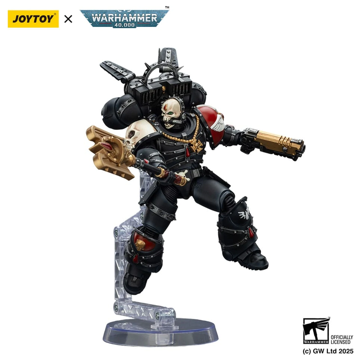 Warhammer 40,000: Combat Patrol Blood Angels akčná figúrka Lemartes With Jump Pack Blood Crozius a Absolver Bolt Pistol 12 cm produktová fotografia