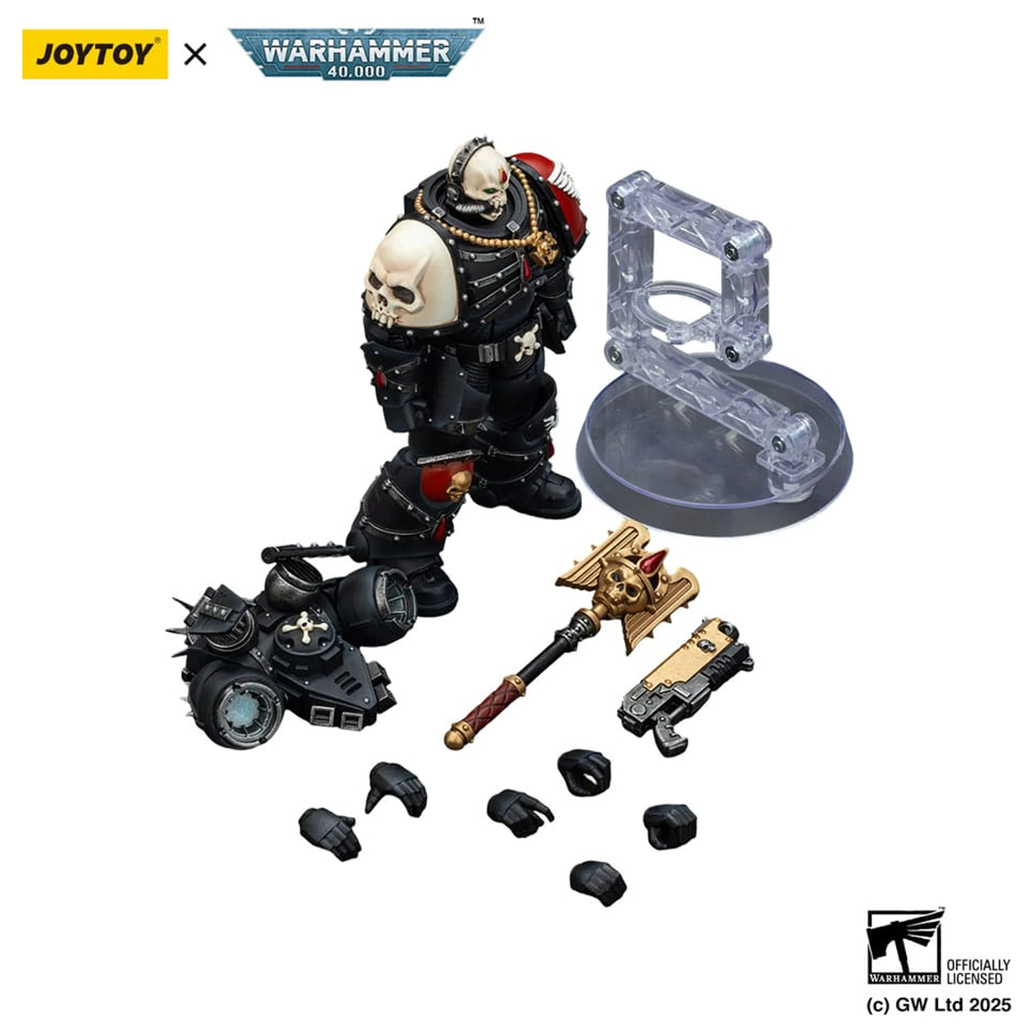 Warhammer 40,000: Combat Patrol Blood Angels akčná figúrka Lemartes With Jump Pack Blood Crozius a Absolver Bolt Pistol 12 cm produktová fotografia