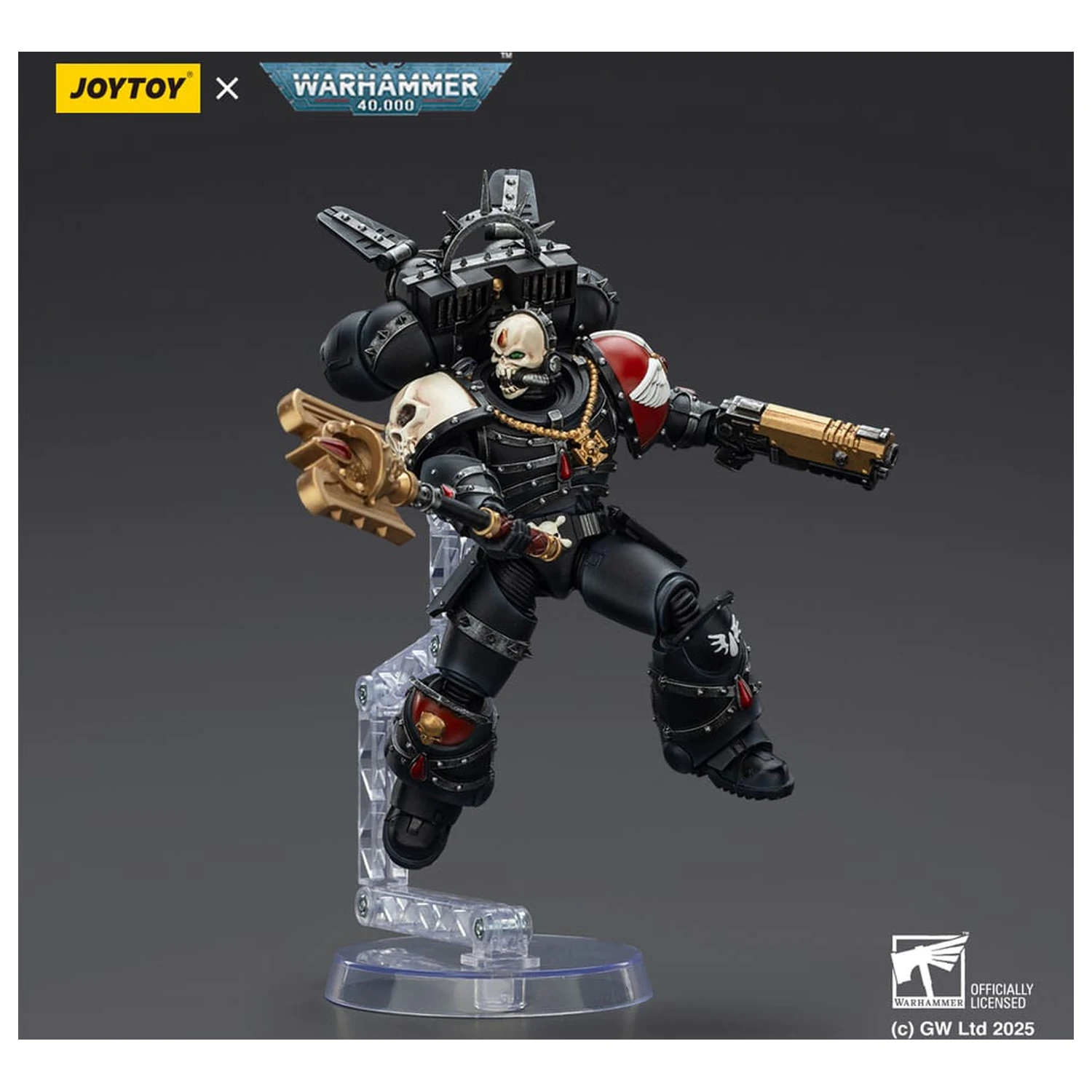 Warhammer 40,000: Combat Patrol Blood Angels akčná figúrka Lemartes With Jump Pack Blood Crozius a Absolver Bolt Pistol 12 cm produktová fotografia
