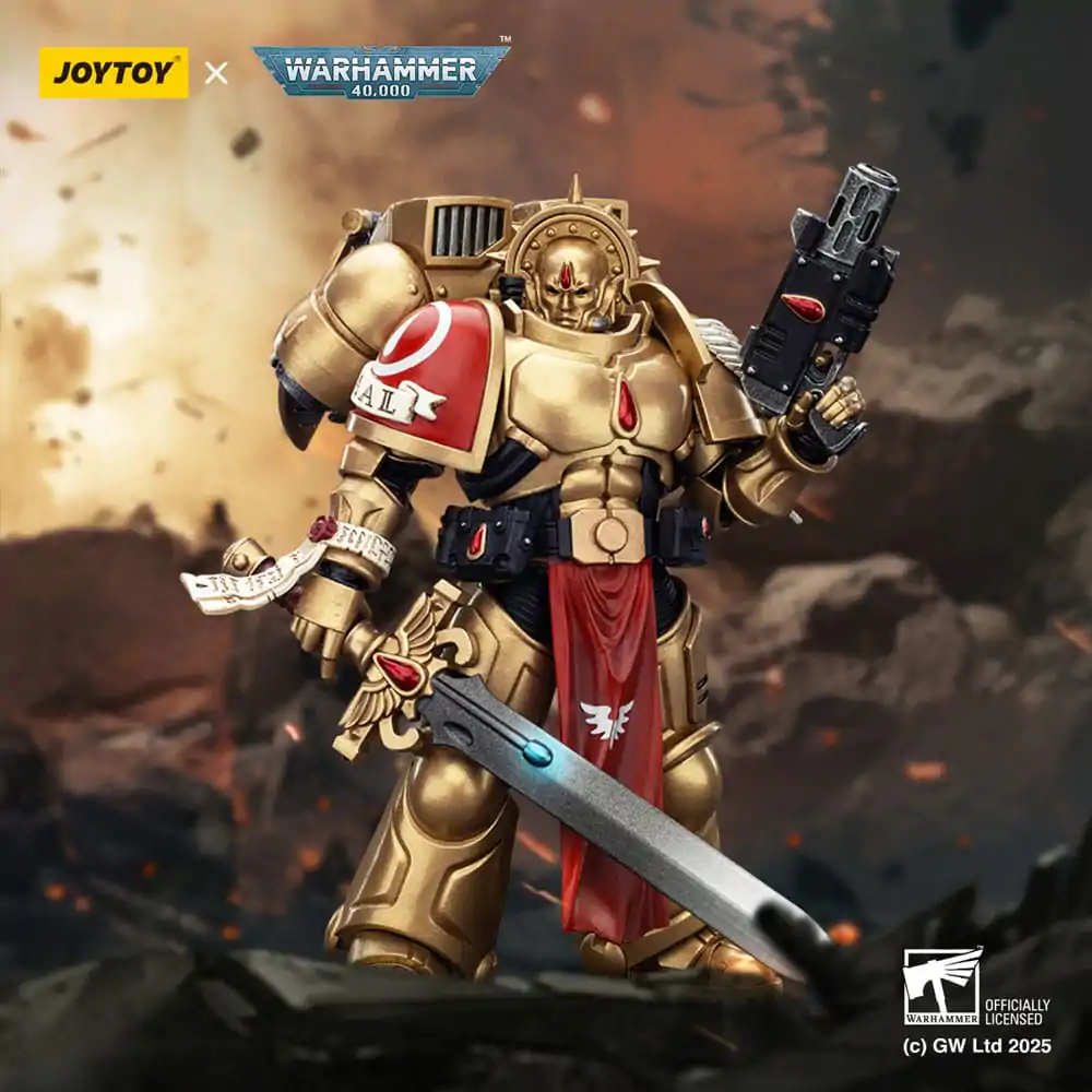Warhammer 40,000: Combat Patrol Blood Angels akčná figúrka Sanguinary Guard 1 s inferno pištoľou a Encarmine čepeľou 20 cm produktová fotografia