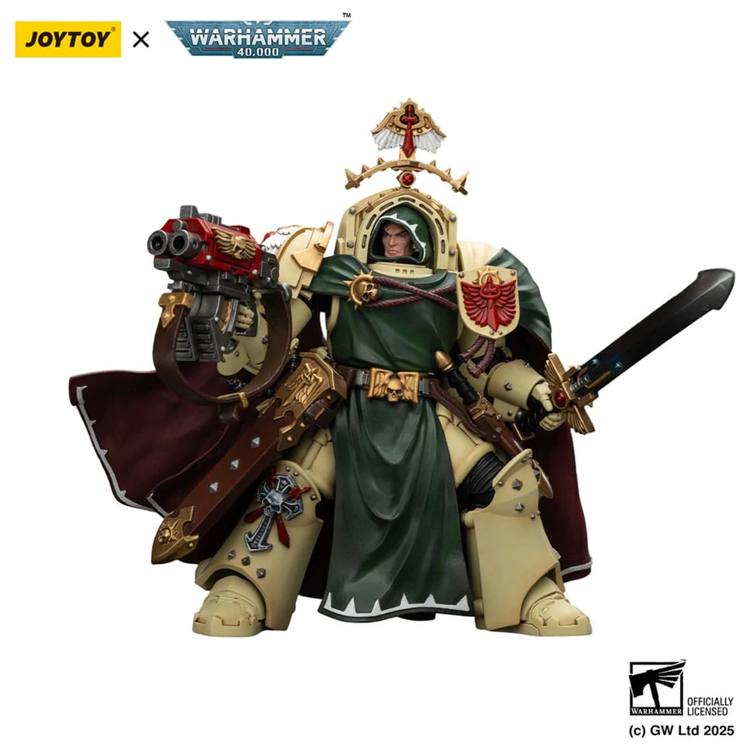 Warhammer 40,000: Dark Angels akčná figúrka Belial Grand Master of The Deathwing With the Sword of Silence and Storm Bolter 14 cm produktová fotografia